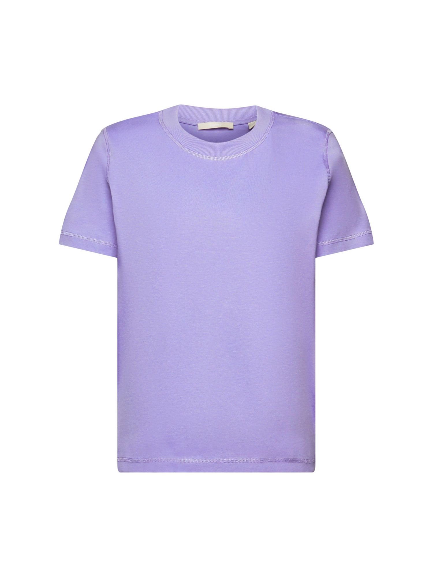 PURPLE Esprit aus Baumwolle T-Shirt by T-Shirt edc Lockeres (1-tlg) 100 %