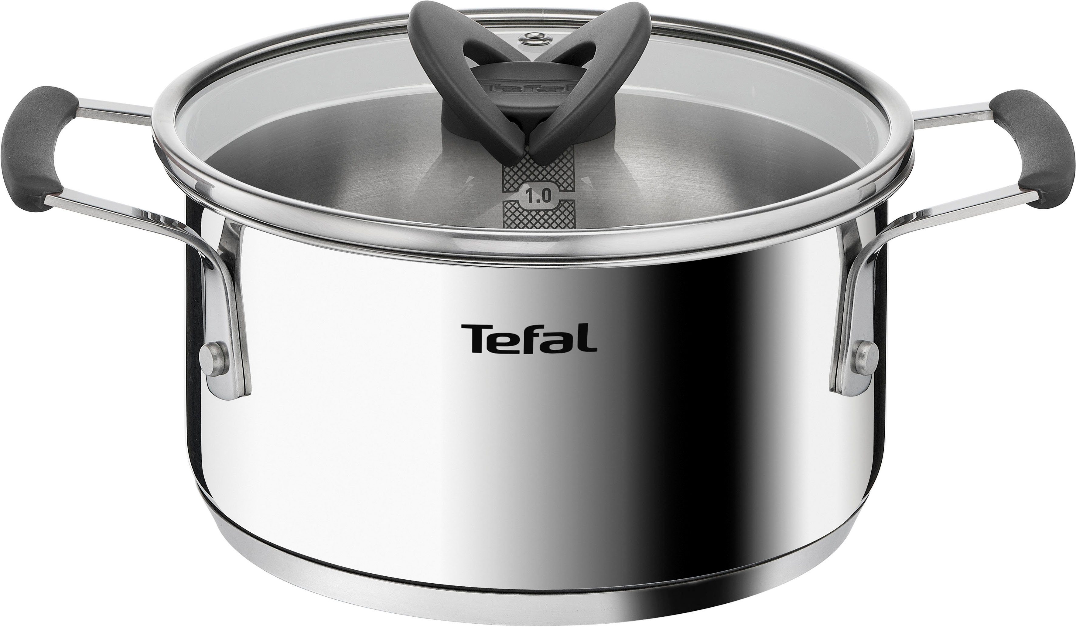 für G737S5 Antihaftversiegelung Opti'Space Tefal lig, (Set, Induktion inkl. Herdarten Edelstahl 5-tlg), Topf-Set (Pfanne), alle