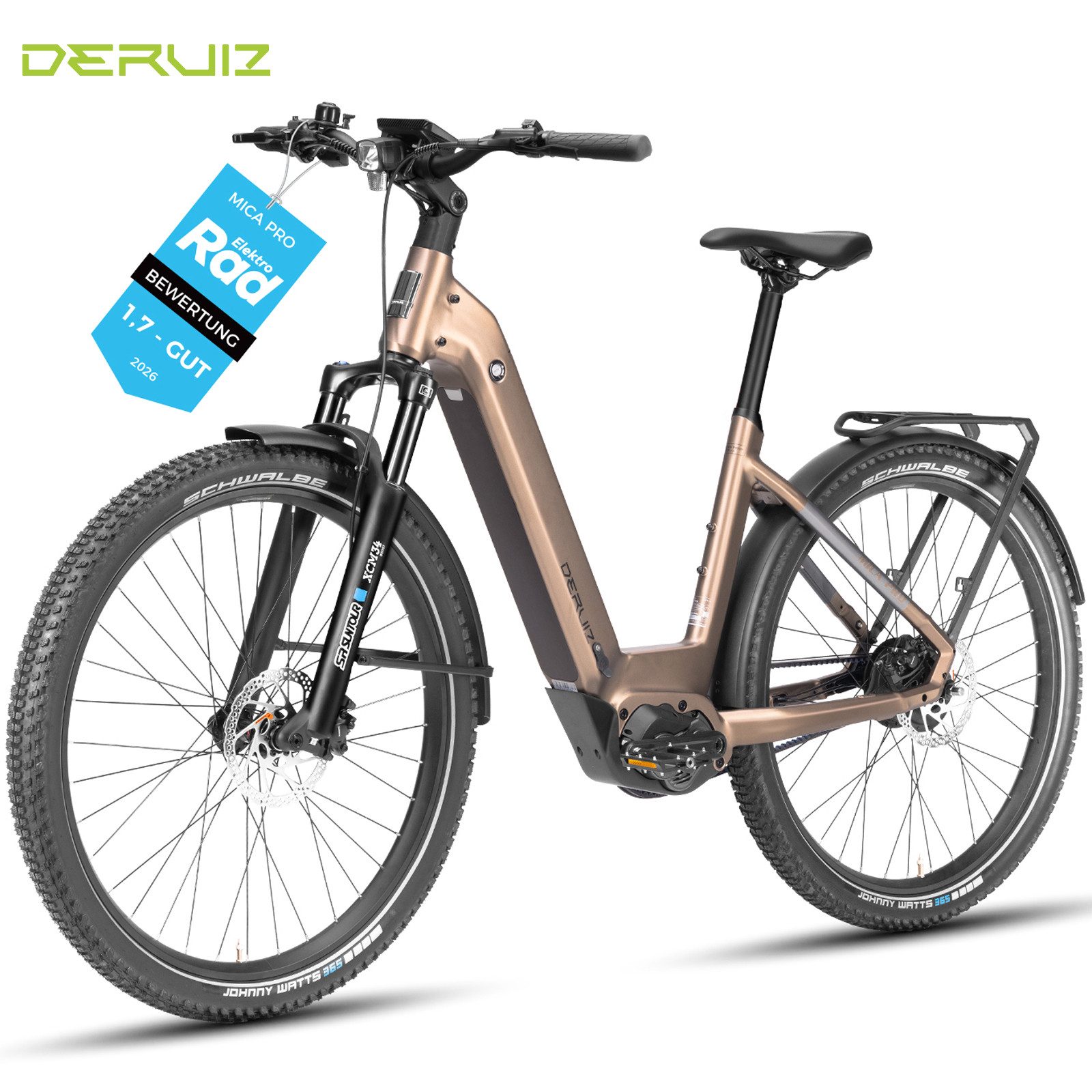 E-Bike Mountainbike Mica Pro 29 Zoll, 48 cm, 180 kg Gesamtgewicht, Samsung-Akku