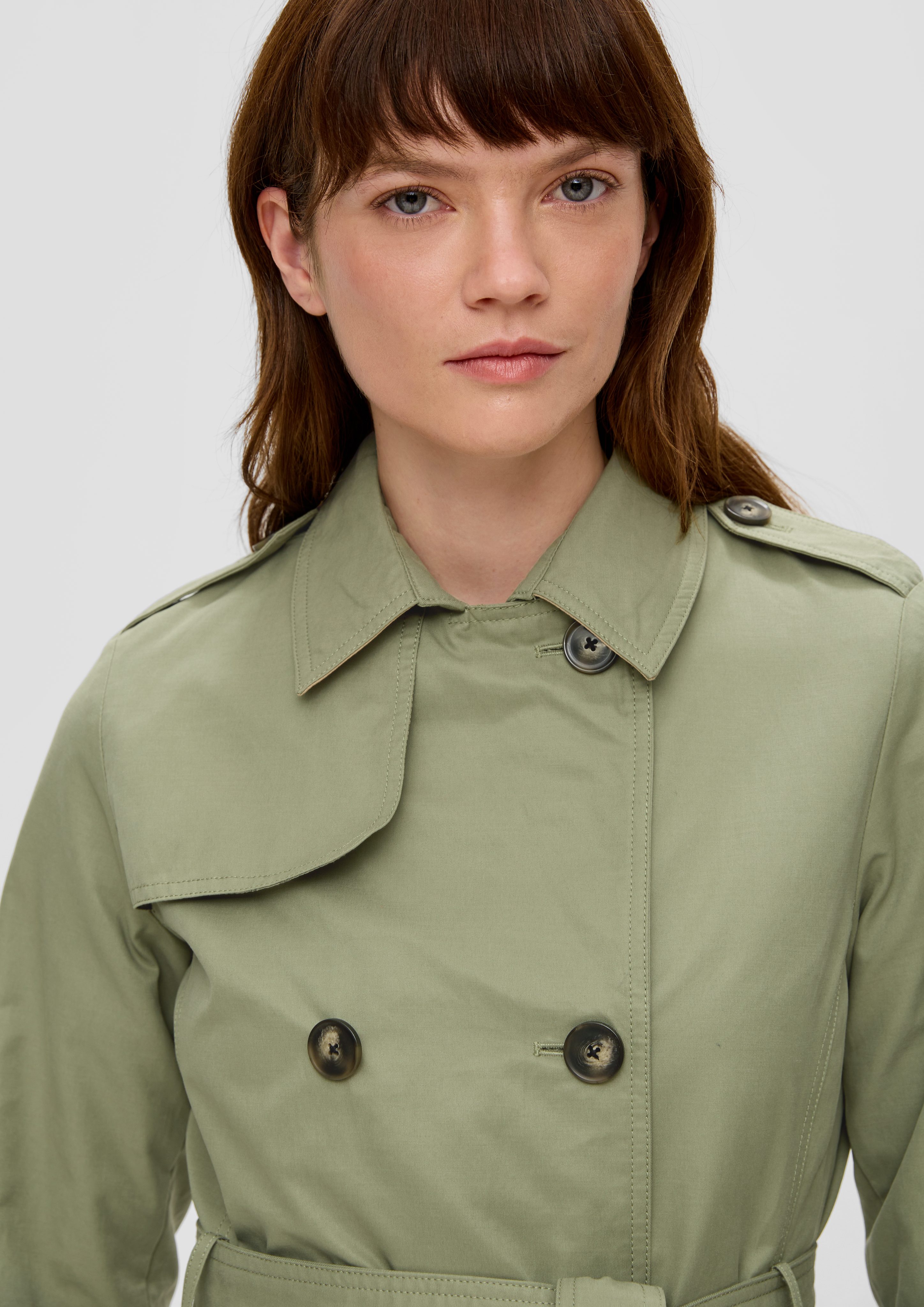 s.Oliver Funktionsmantel Trenchcoat mit Bindegürtel Bindegürtel günstig online kaufen
