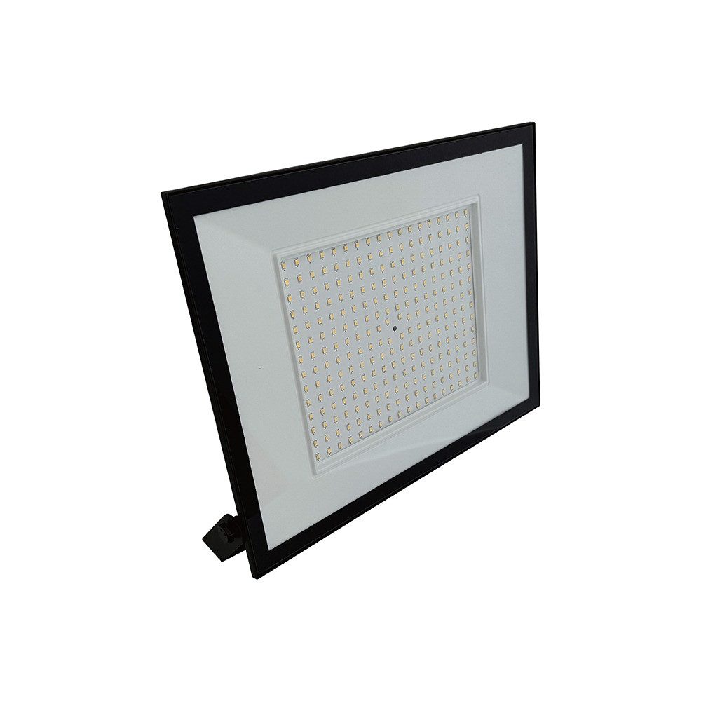 V-TAC LED Flutlichtstrahler, LED-Leuchtmittel fest verbaut, Kaltweiß, Tageslichtweiß, LED Flutlichtstrahler Außenwandlampe Aluminium Schwarz IP65 L 37,5 cm
