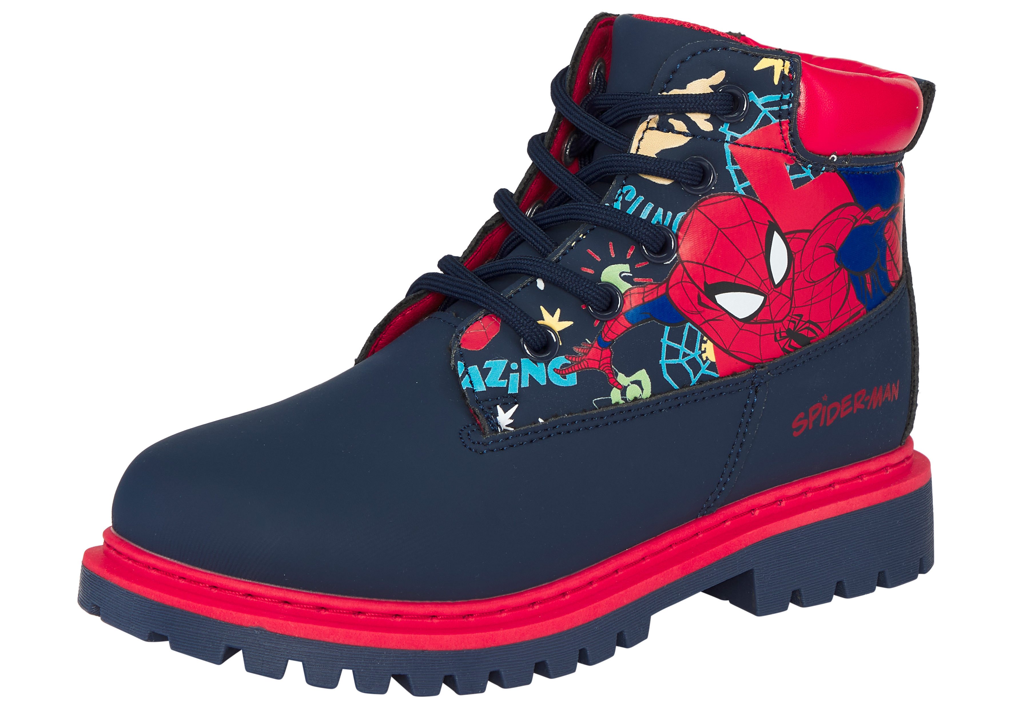 Disney Spiderman Winterboots Winterschuhe, Winterboots, Schnürstiefel, Winterstiefel