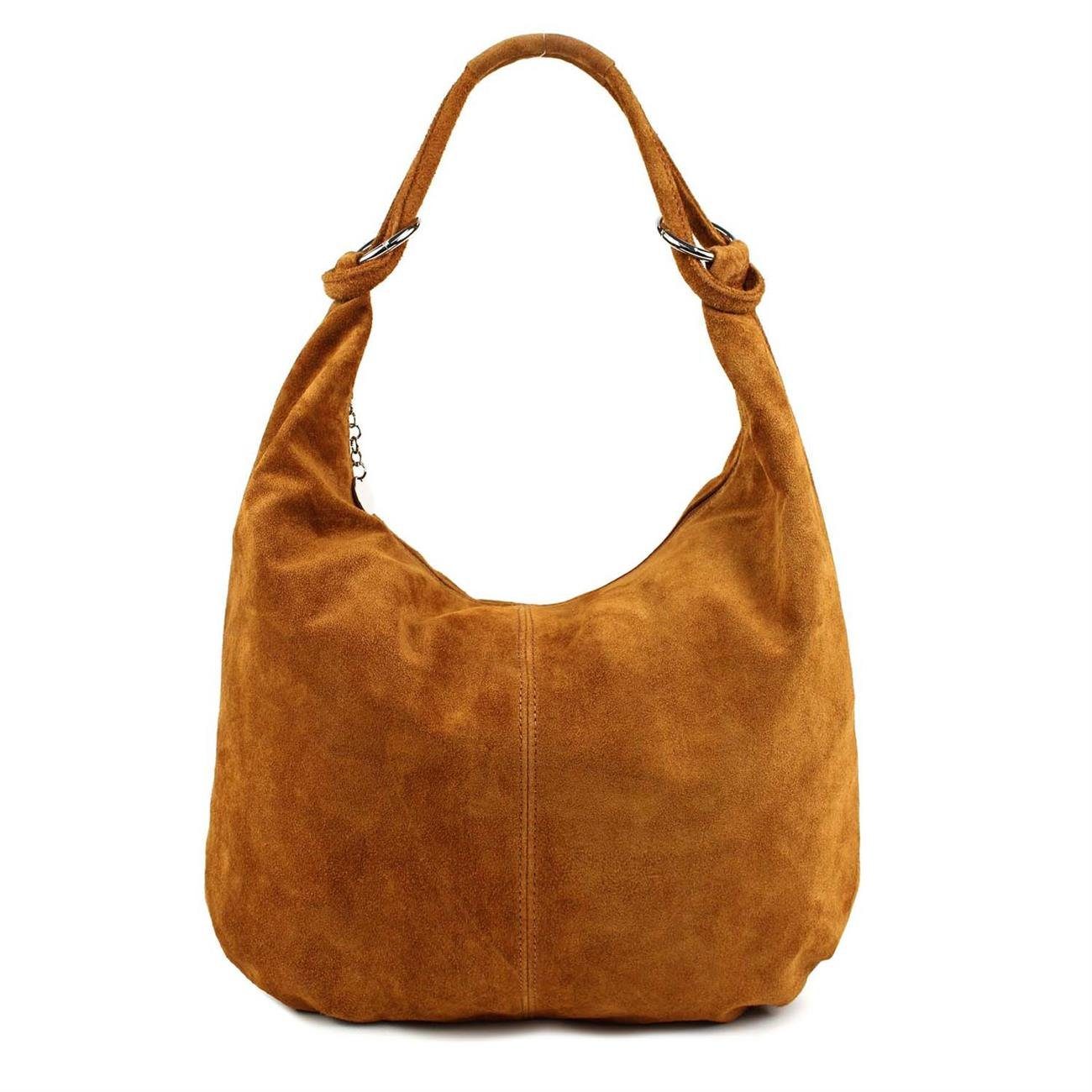 ITALYSHOP24 Schultertasche Made in Italy Damen Leder Tasche Shopper Umhänge günstig online kaufen