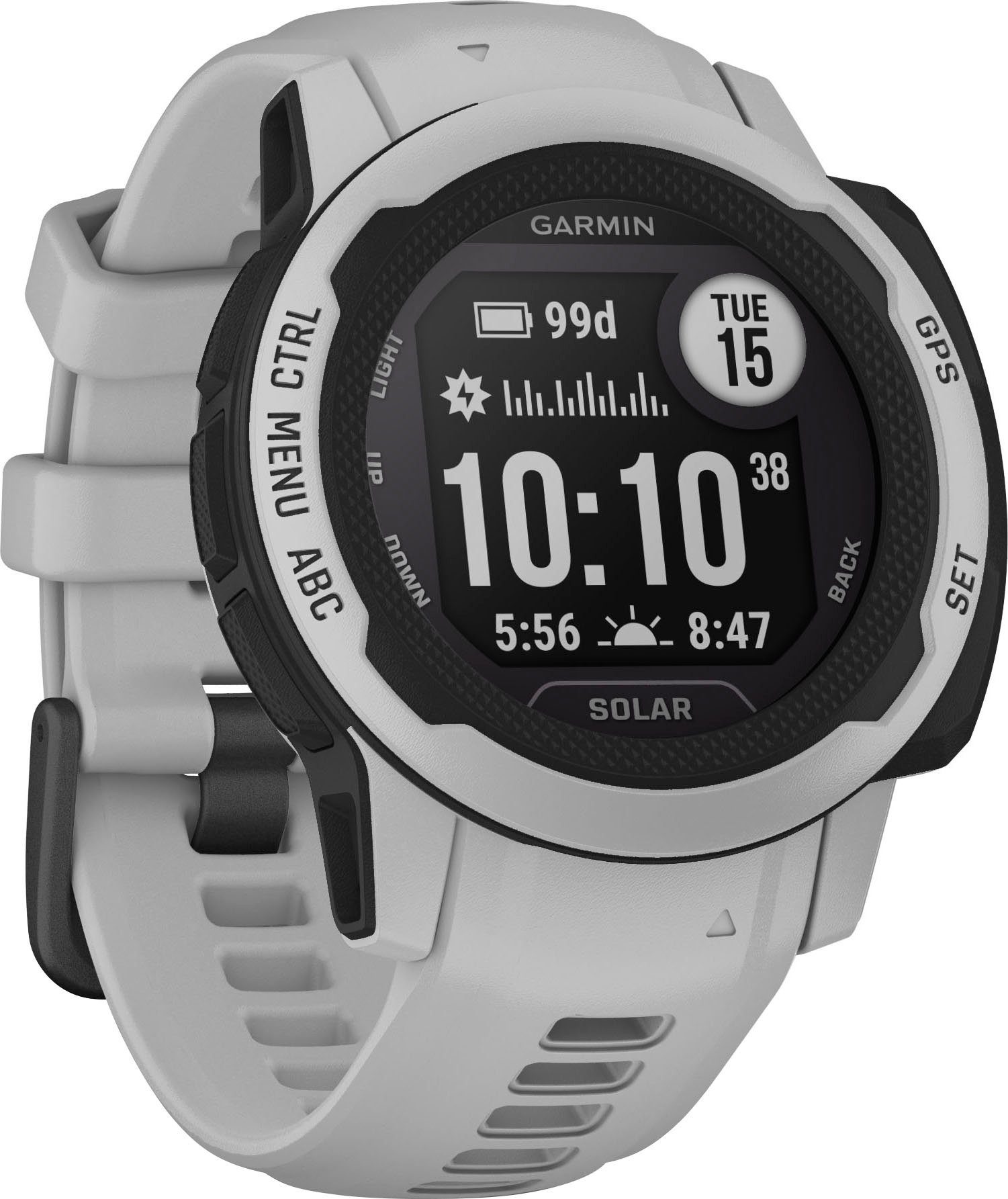 Garmin INSTINCT 2S SOLAR Smartwatch (2,1 cm/0,79 Zoll, Garmin), 2,1 cm /  0,79\