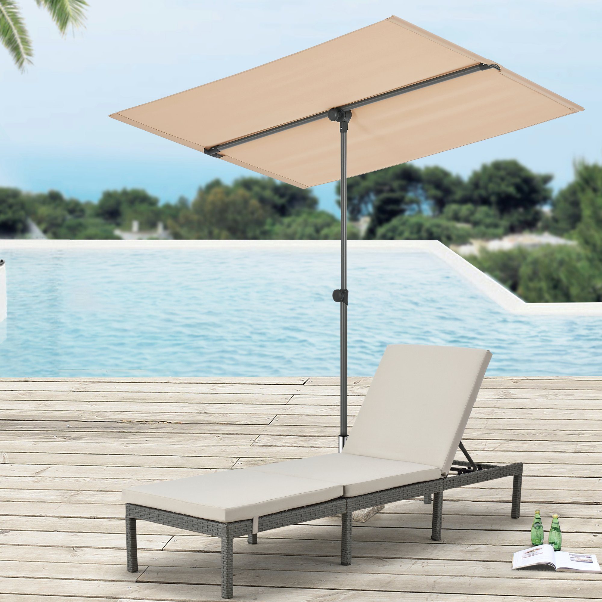 pro.tec Sonnenschutz, blickdicht, Carsoli Balkonblende 360° günstig online kaufen