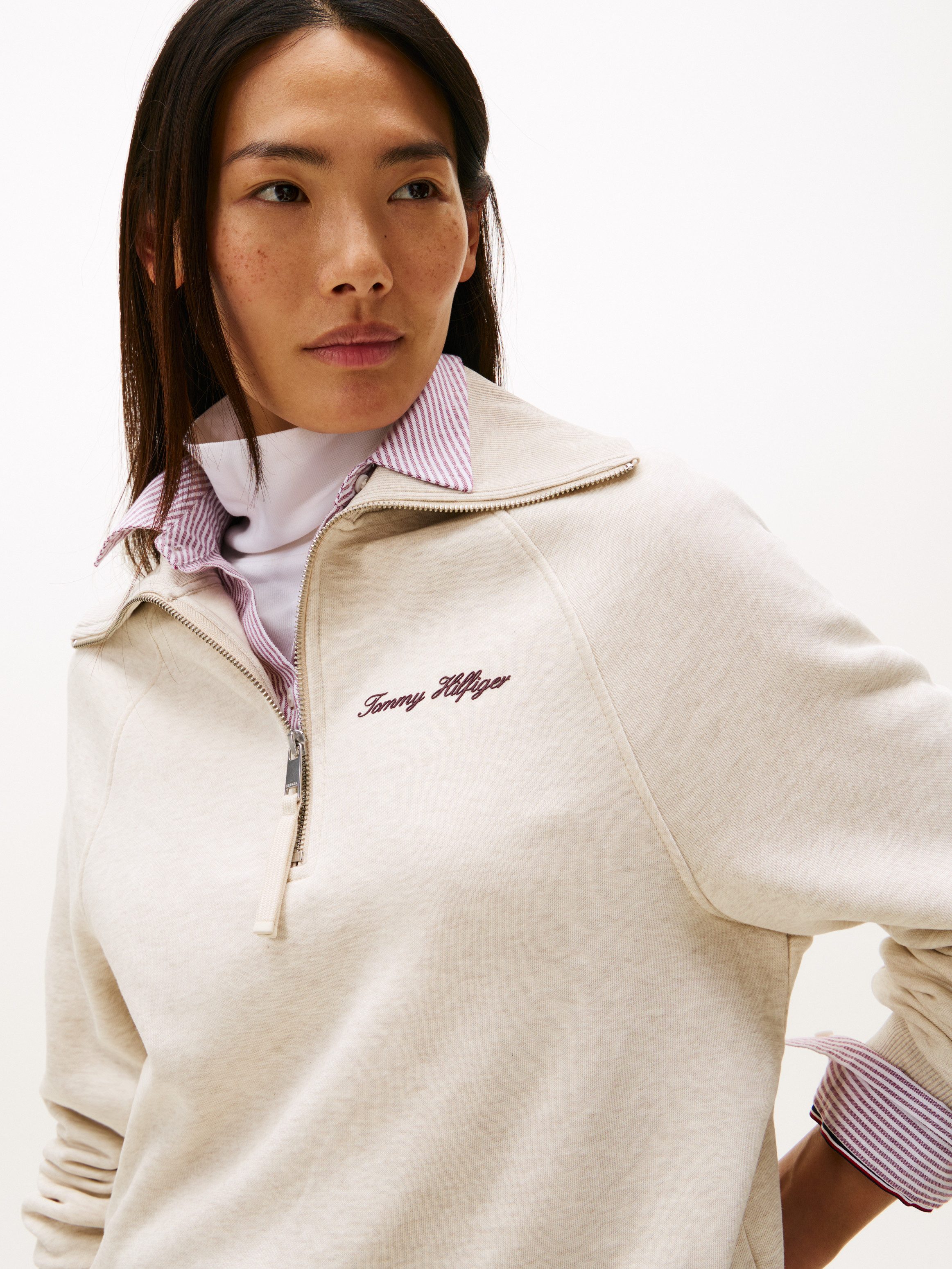 Tommy Hilfiger Sweatshirt CLASSIC SCRIPT FLEECE günstig online kaufen