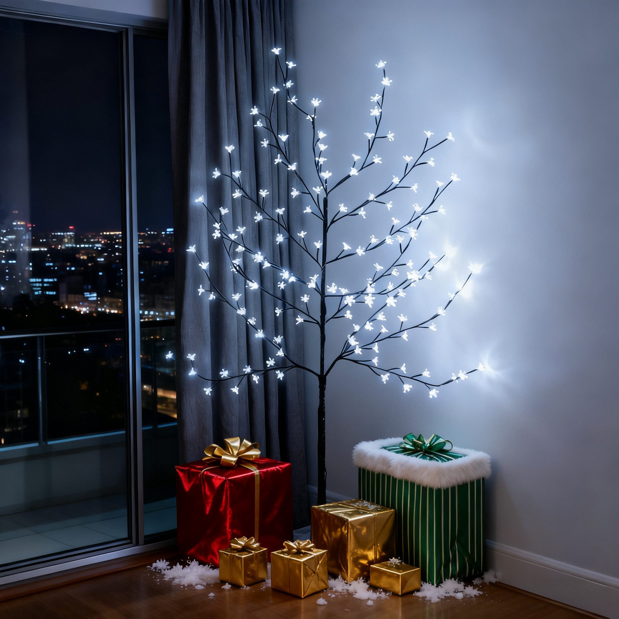 CCLIFE LED Baum Led Lichterbaum Indoor Weihnachtsbaum, Kirschblütenbaum Lic günstig online kaufen