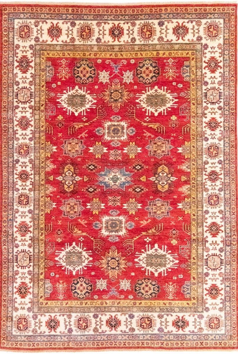 Orientteppich Kazak 189x270 Handgeknüpfter Orientteppich, Nain Trading, rechteckig, Höhe: 5 mm | Kurzflor-Teppiche
