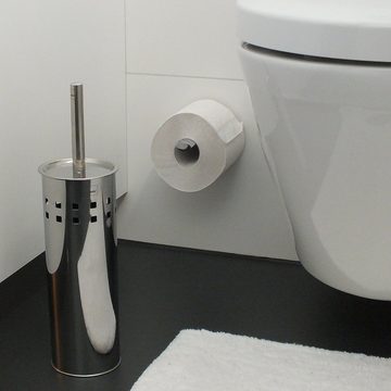 kela WC-Garnitur Leo, herausnehmbarer Innenbehälter, abdrehbarer Deckel und Griff, glänzend