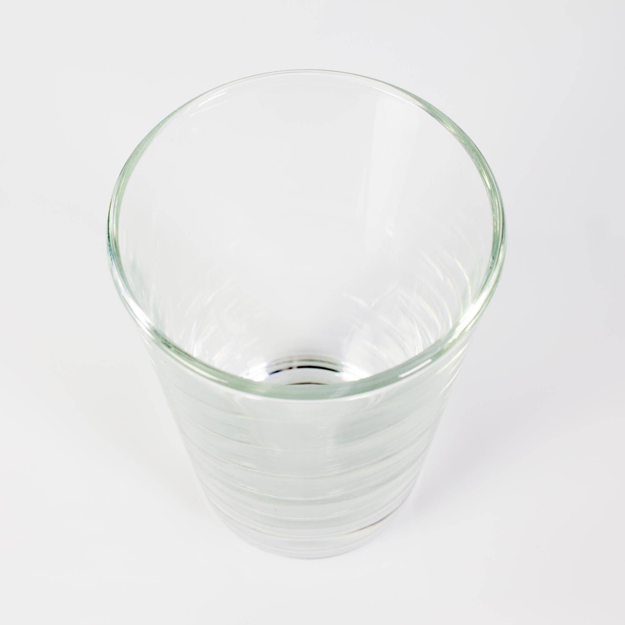 INNA-Glas Glas Kleines Trinkglas - Telichtglas Alex, klar, 11cm, Ø 8cm - Tischlicht, Glas