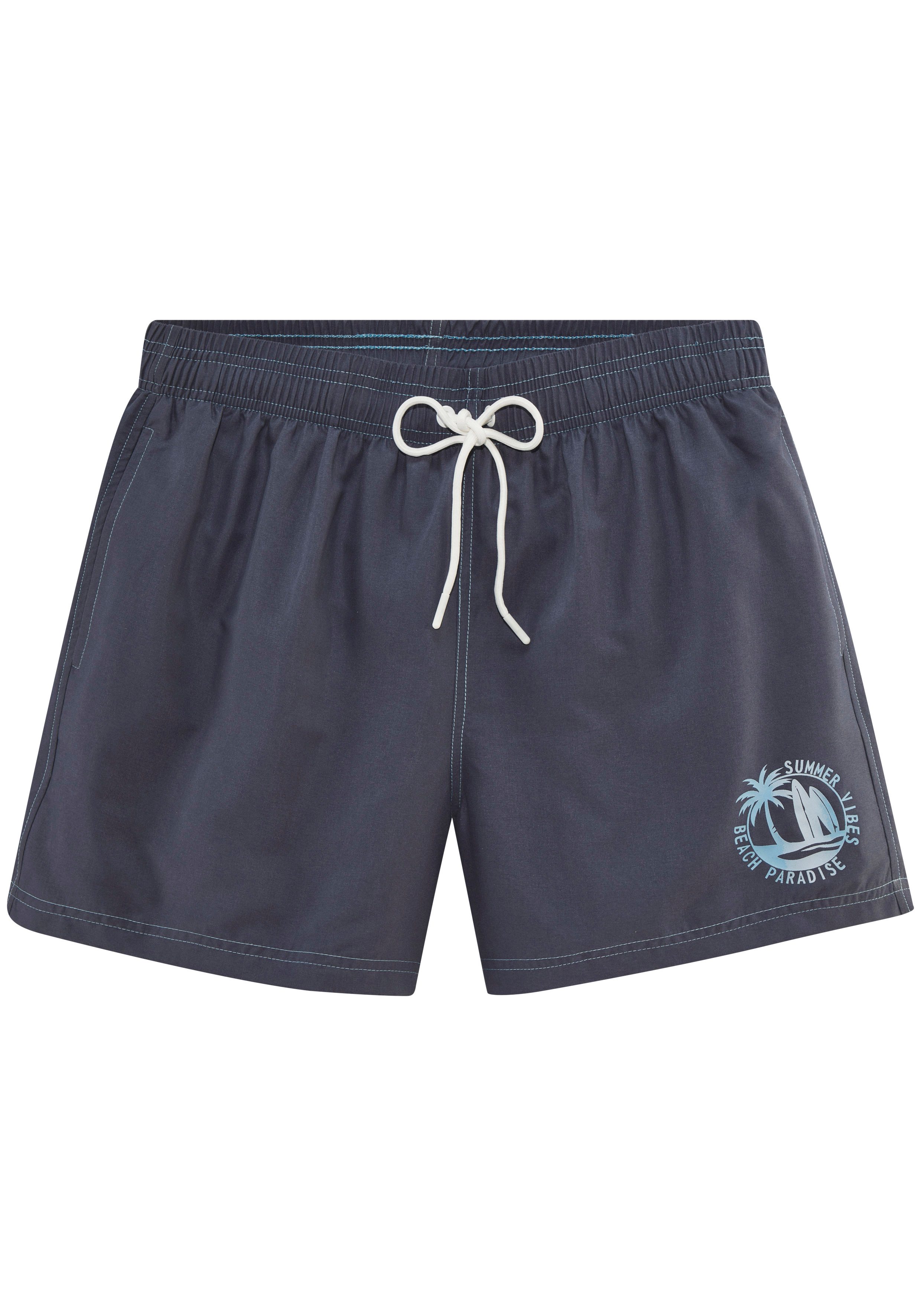 John Devin Badeshorts mit platziertem Druck