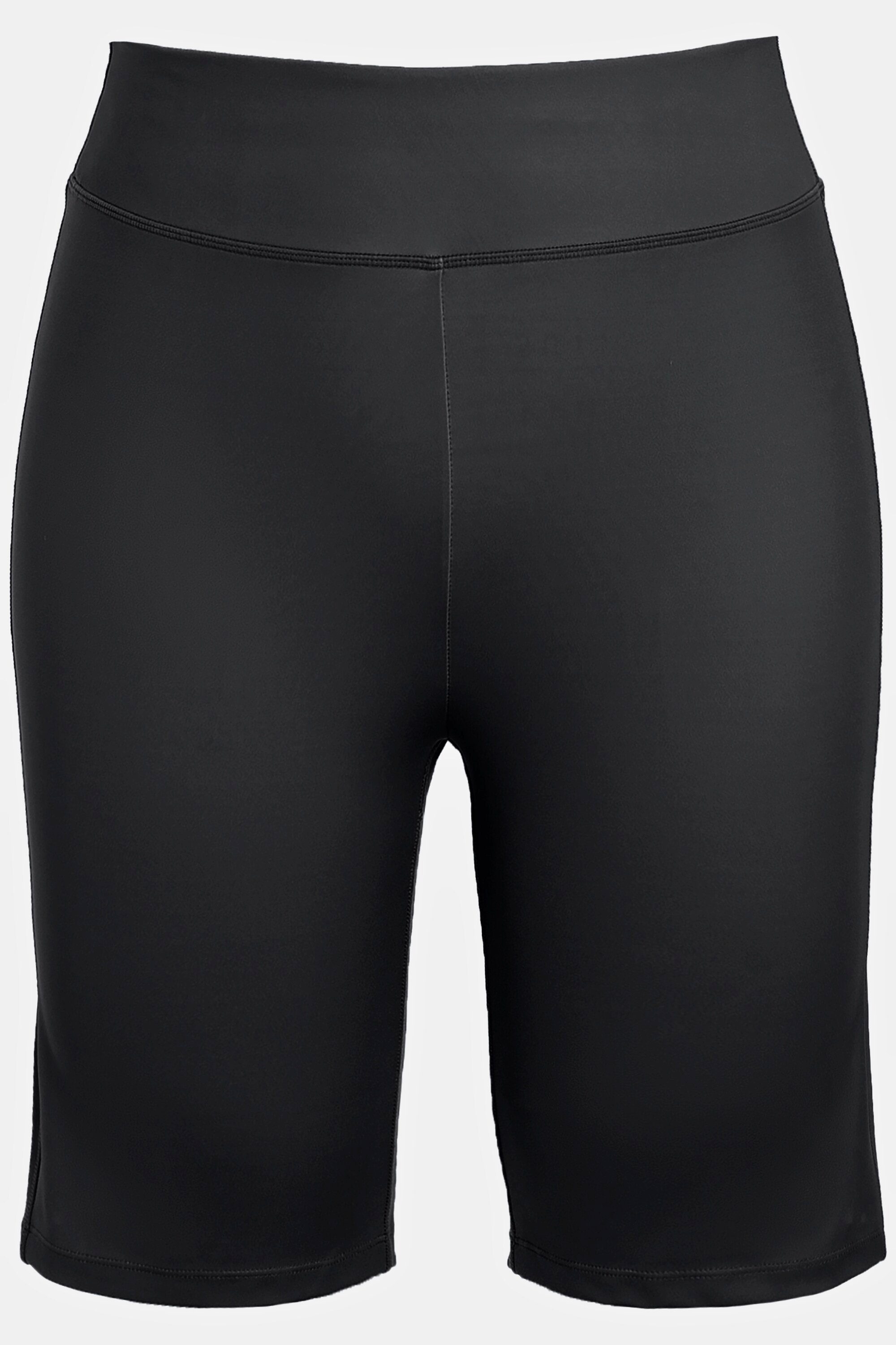 schwarz Radlerhose Popken High Waist Ulla schnelltrocknend Wander-Radler