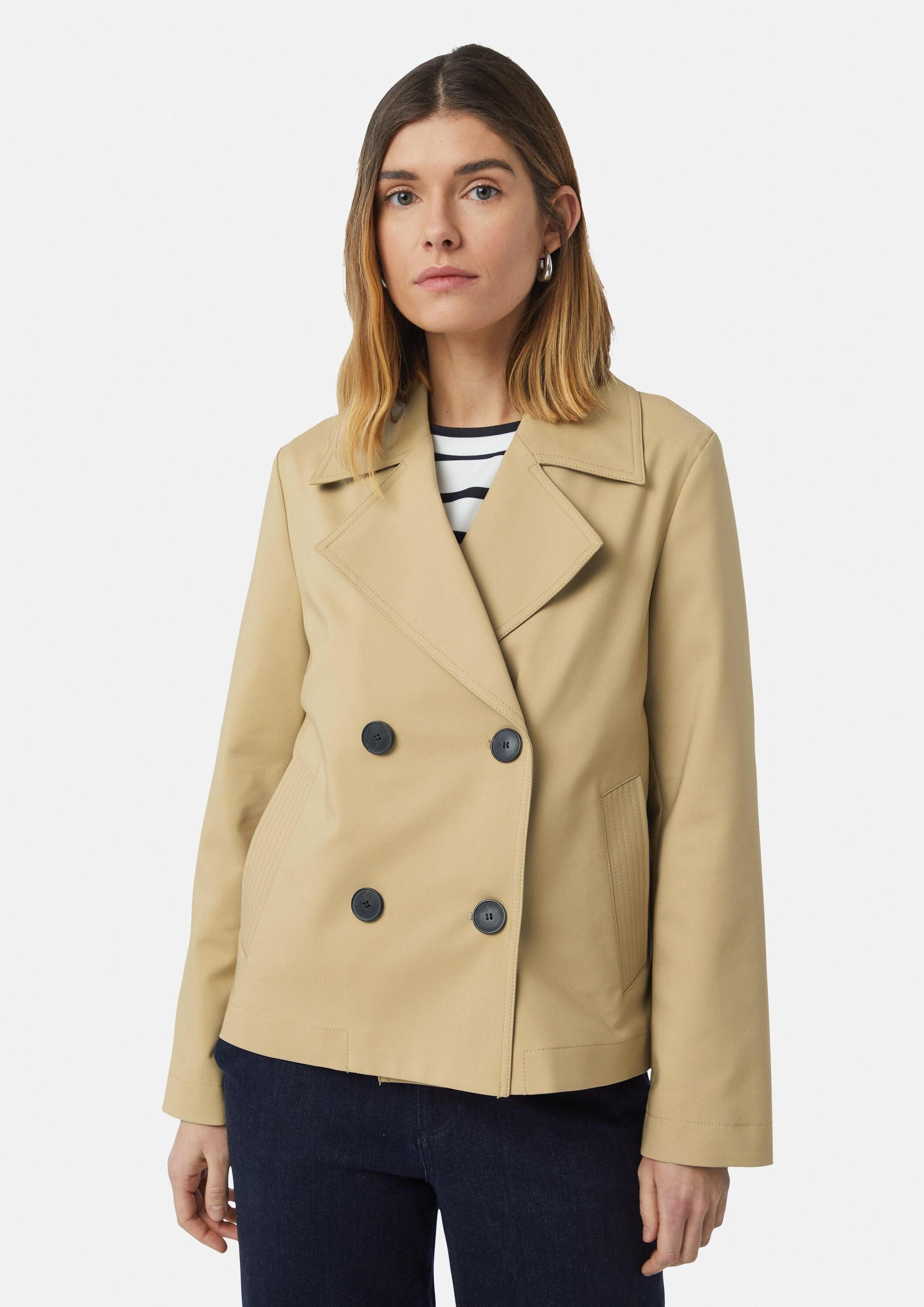 comma Funktionsjacke Outdoor-Jacke Hochwertige Caban mit zweireihigem Knopf günstig online kaufen