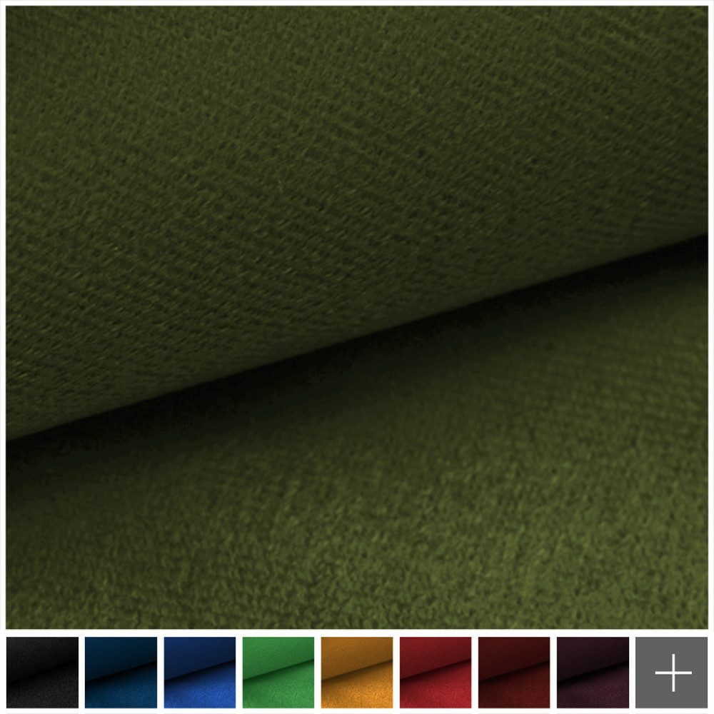 novely® Stoff ARTENA - Samtiger Velours-Möbelstoff - Anschmiegsamer Polsterstoff, Robust, Pflegeleicht, Waschbar, Meterware, 1lfm – Bild 3 von 5