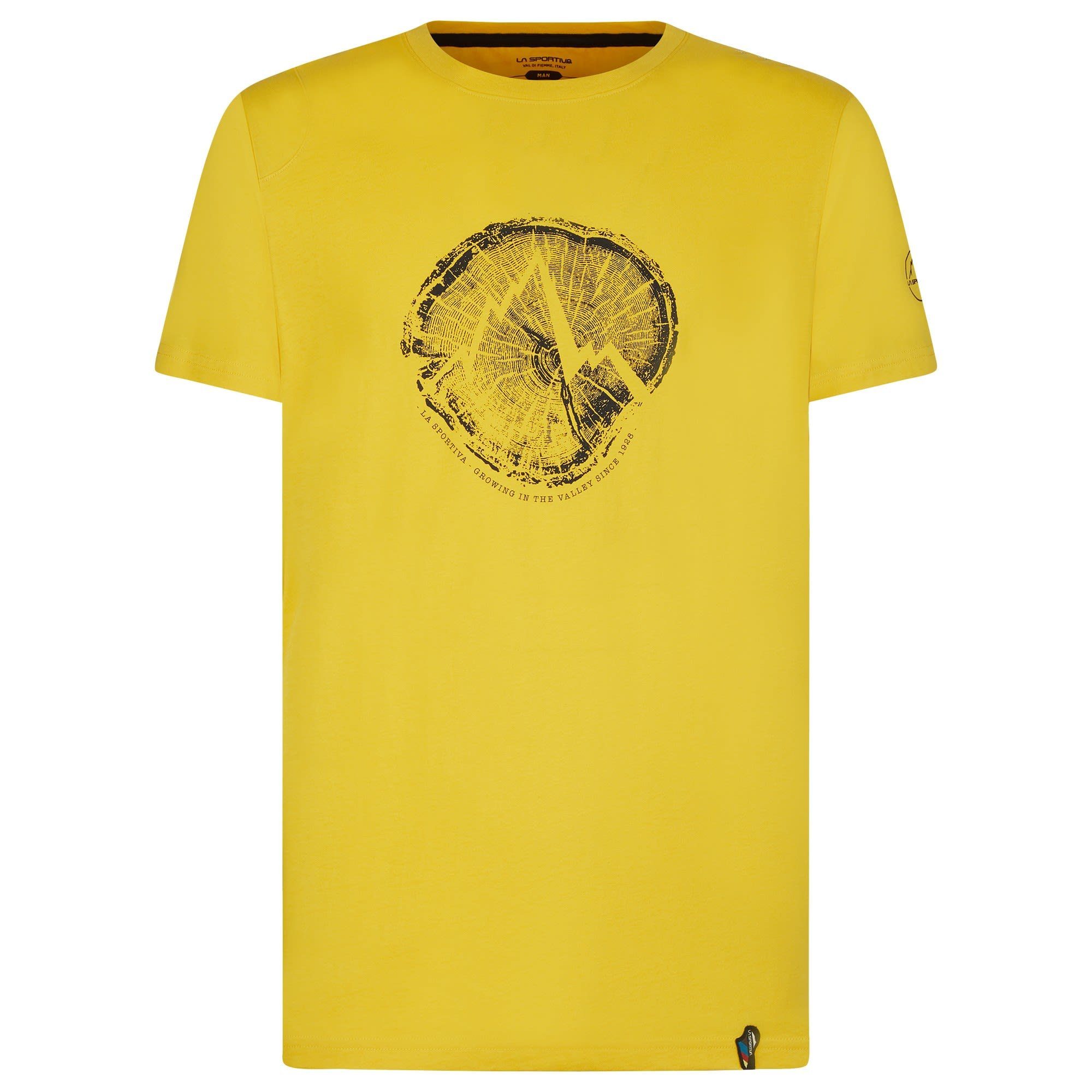 La Sportiva T-Shirt La Sportiva M Cross Section T-shirt Herren Yellow