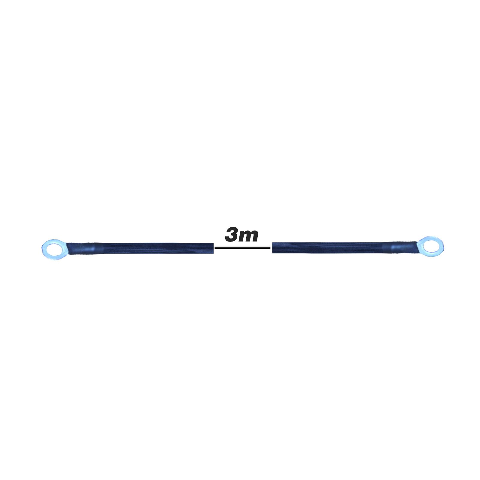 electra gmbh Electra Erdkabel PROFI, zwei Ösen, 3 m Erdkabel