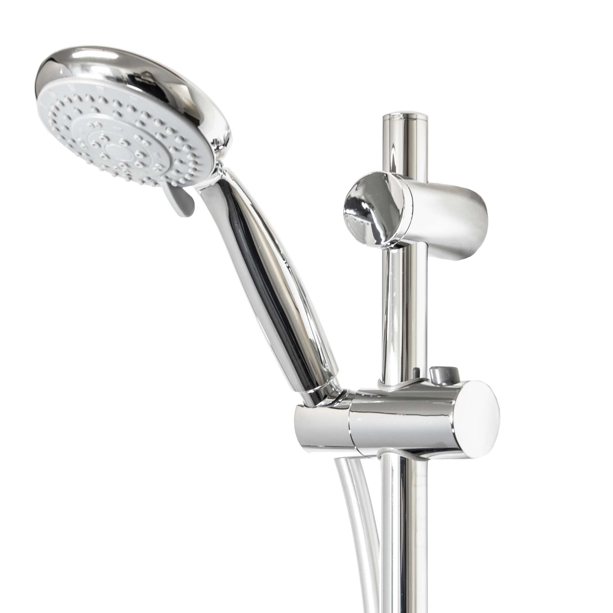 tecuro Brausegarnitur Brauseset ew-easy-100 - mit 5 Funktionen, Brauseschlauch 160 cm