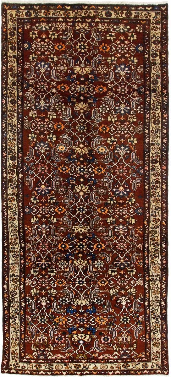 Orientteppich Hamadan 121x291 Handgeknüpfter Orientteppich / Perserteppich Läufer, Nain Trading, rechteckig, Höhe: 8 mm | Kurzflor-Teppiche