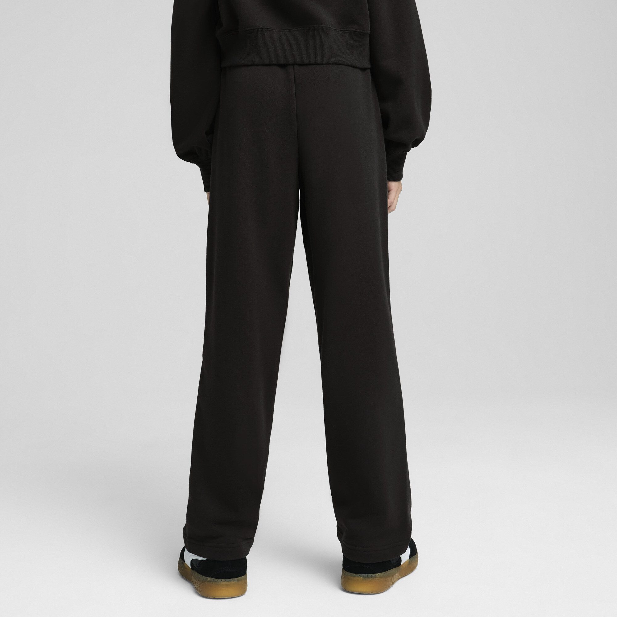 PUMA Sporthose Wardrobe Essentials Relaxed Wide Leg Jogginghose Mädchen