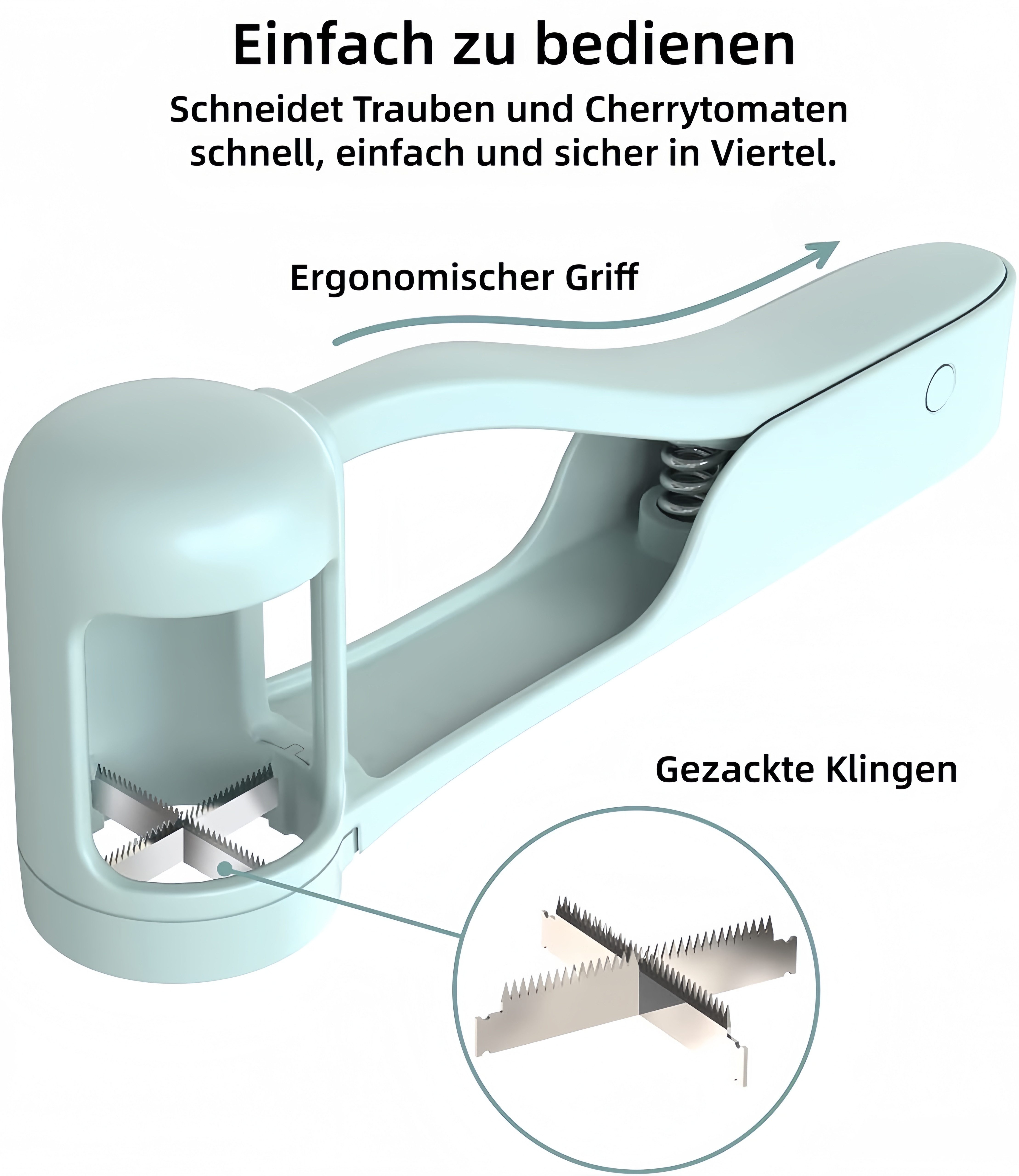 FOUORTUNATE-BEE Obstschneider Obstschneider für Babys und Kleinkinder, Fruchtschneider für Obstsalat und Tortendeko – Bild 3 von 5