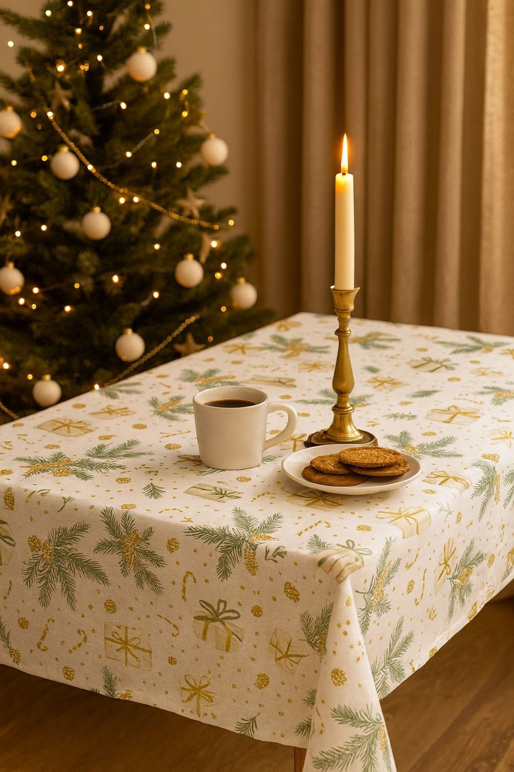 texpot Tischdecke Wachstuch Weihnachten Winter abwischbar Wachstuchtischdec günstig online kaufen