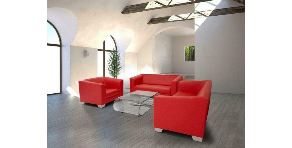 JVmoebel Sofa, Sofagarnitur 3+2+1 Sitzer Set Design Sofas Polster