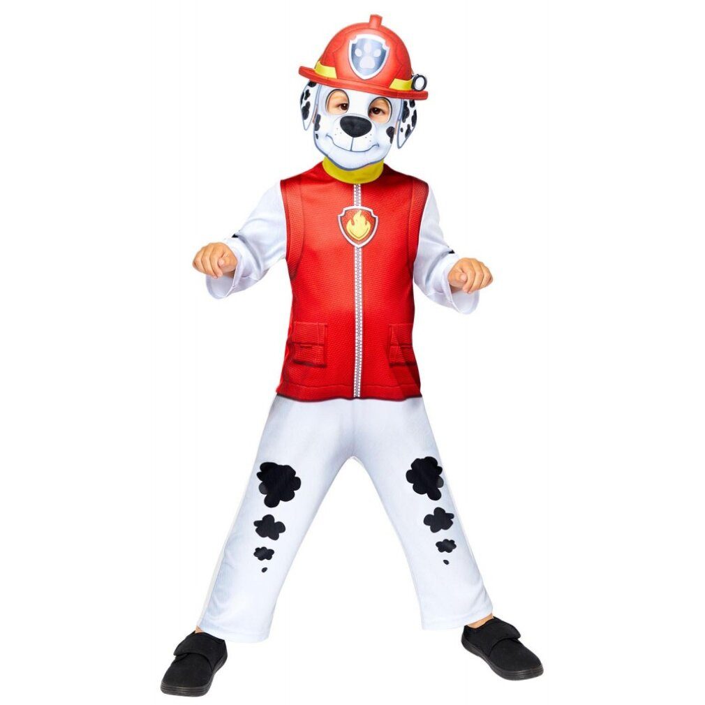Amscan Kostüm Marshall Paw Patrol Kostüm für Kinder Größe 110 4-6 Jahre