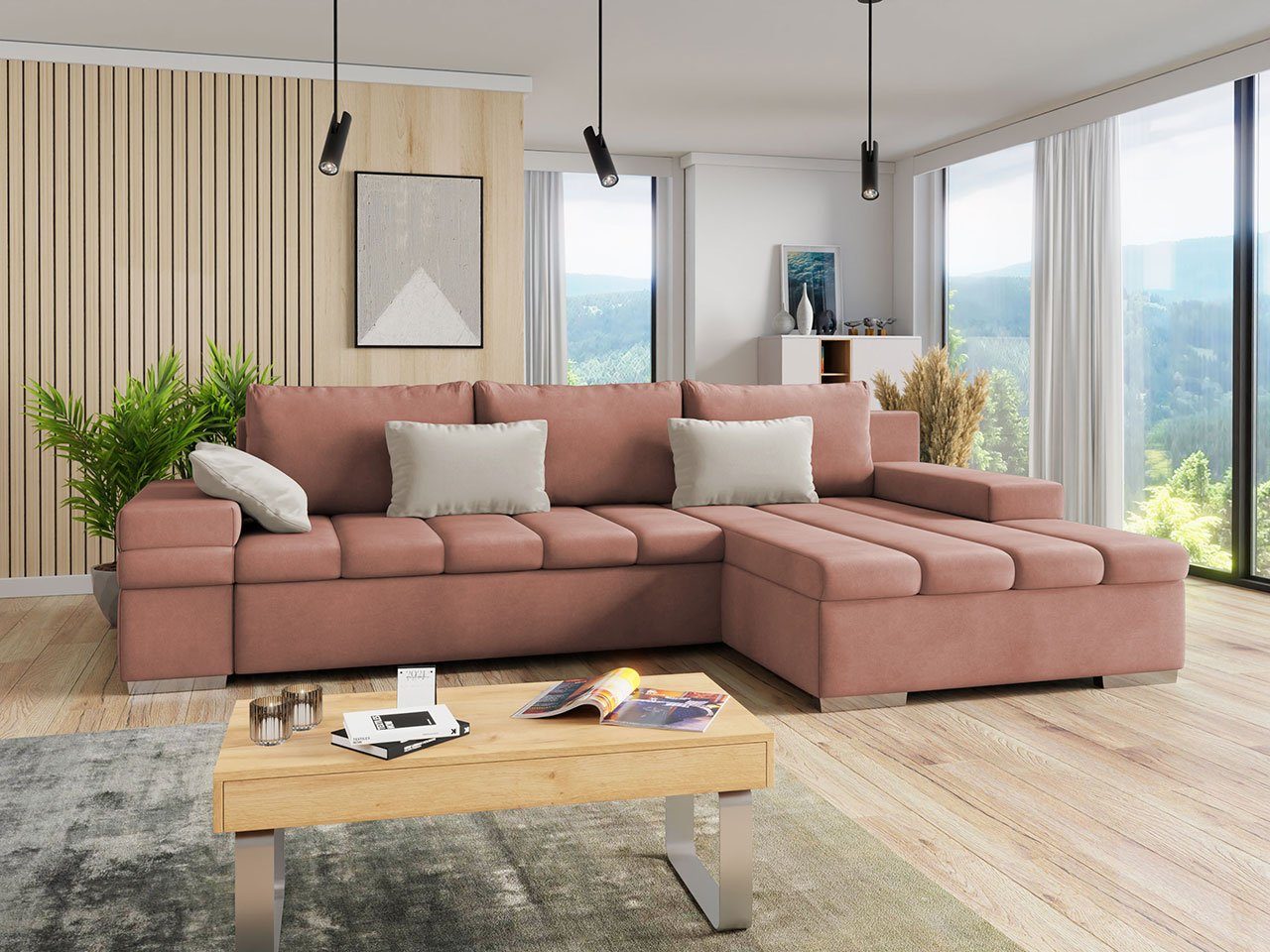 MIRJAN24 Ecksofa Bangkok, mit Bettkasten und günstig online kaufen