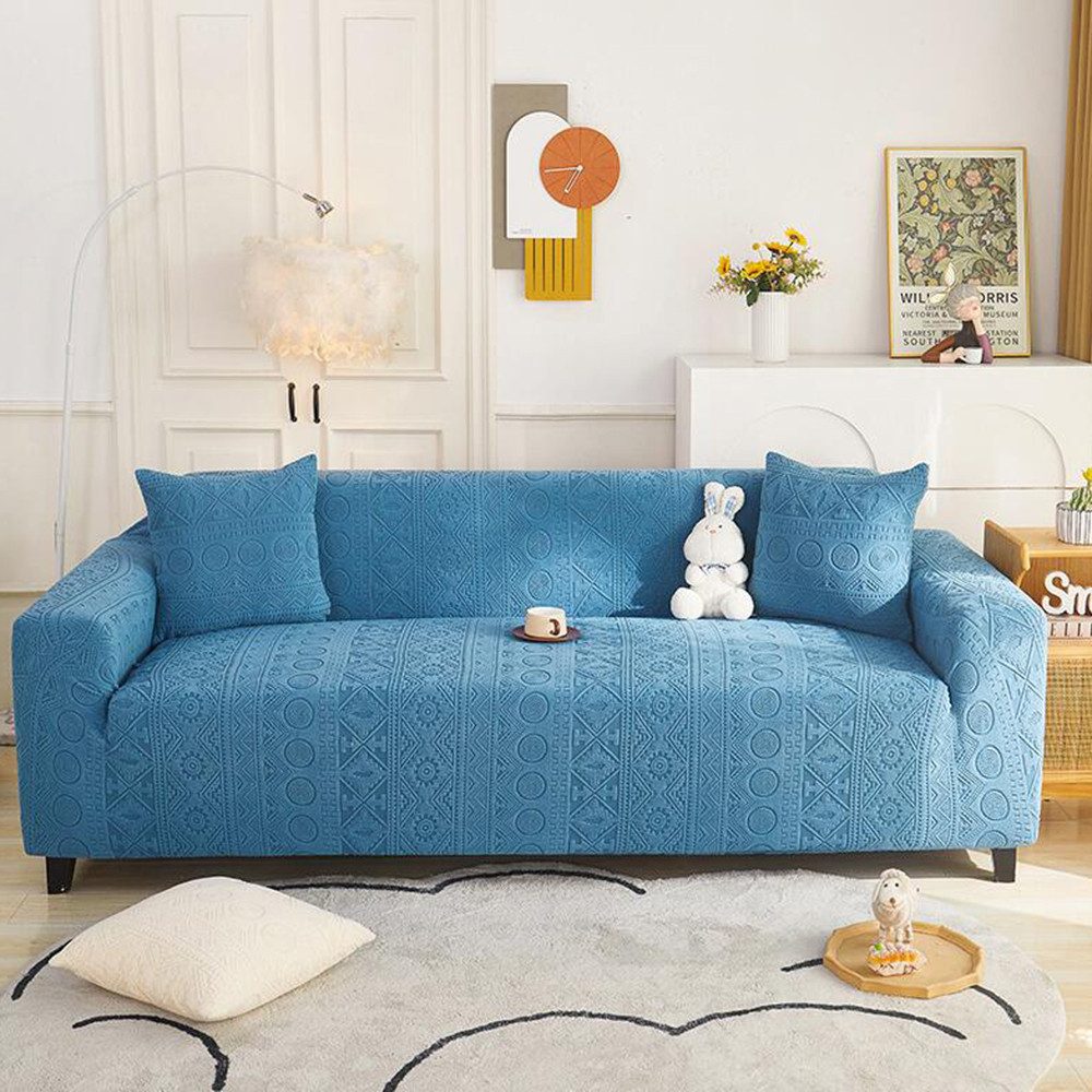 Zaewry Sofahusse Stretch-Sofabezug Elastisch Couch Sesselbezug mit dezentem Muster
