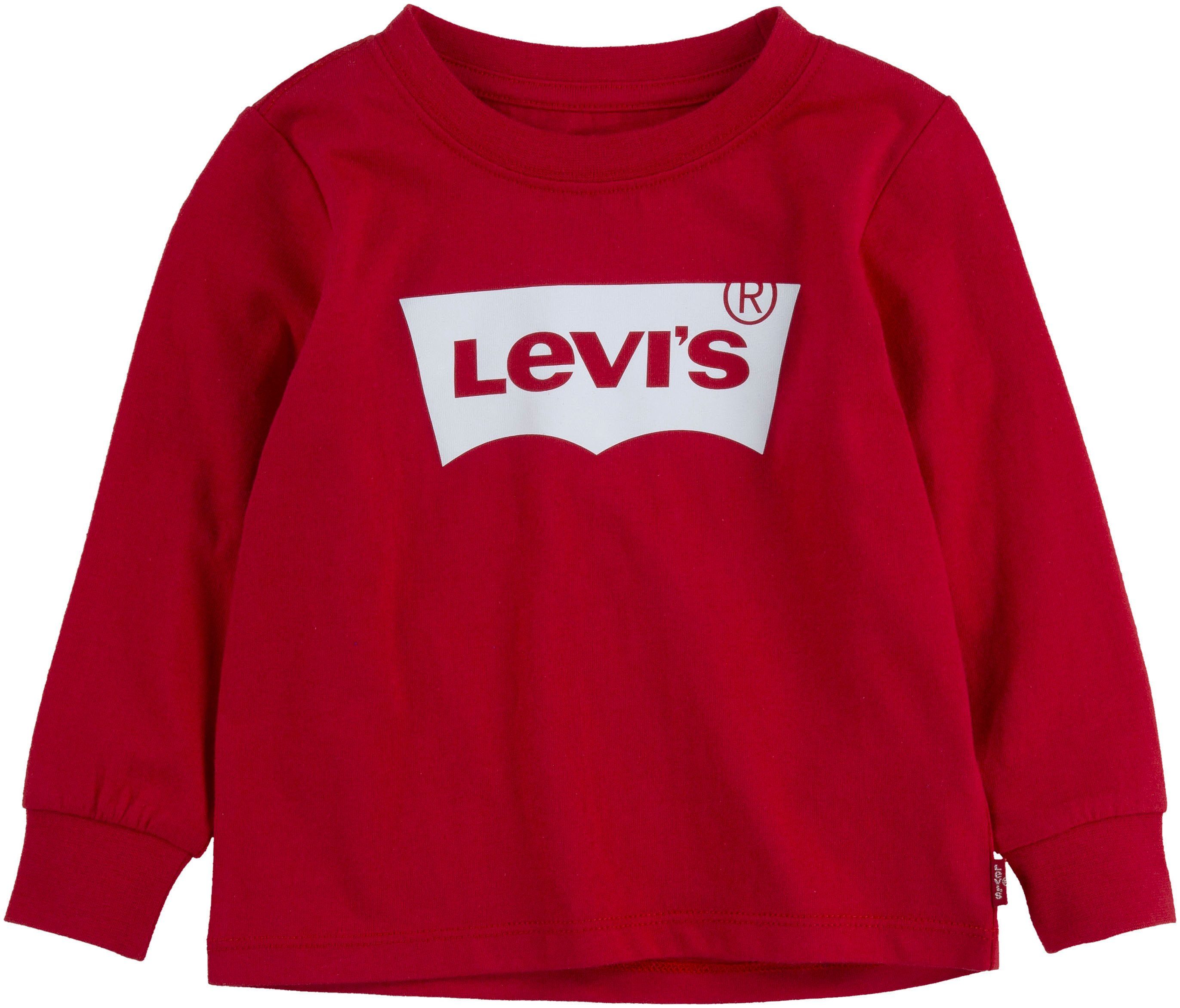 Levi's® Langarmshirt TEE Kids BATWING rot UNISEX