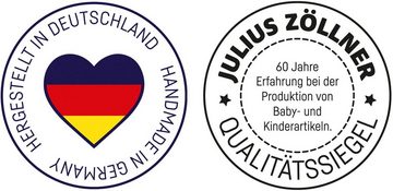 Julius Zöllner Kuschelnest NIDO Jersey, Tiny Squares Grey, Made in Germany