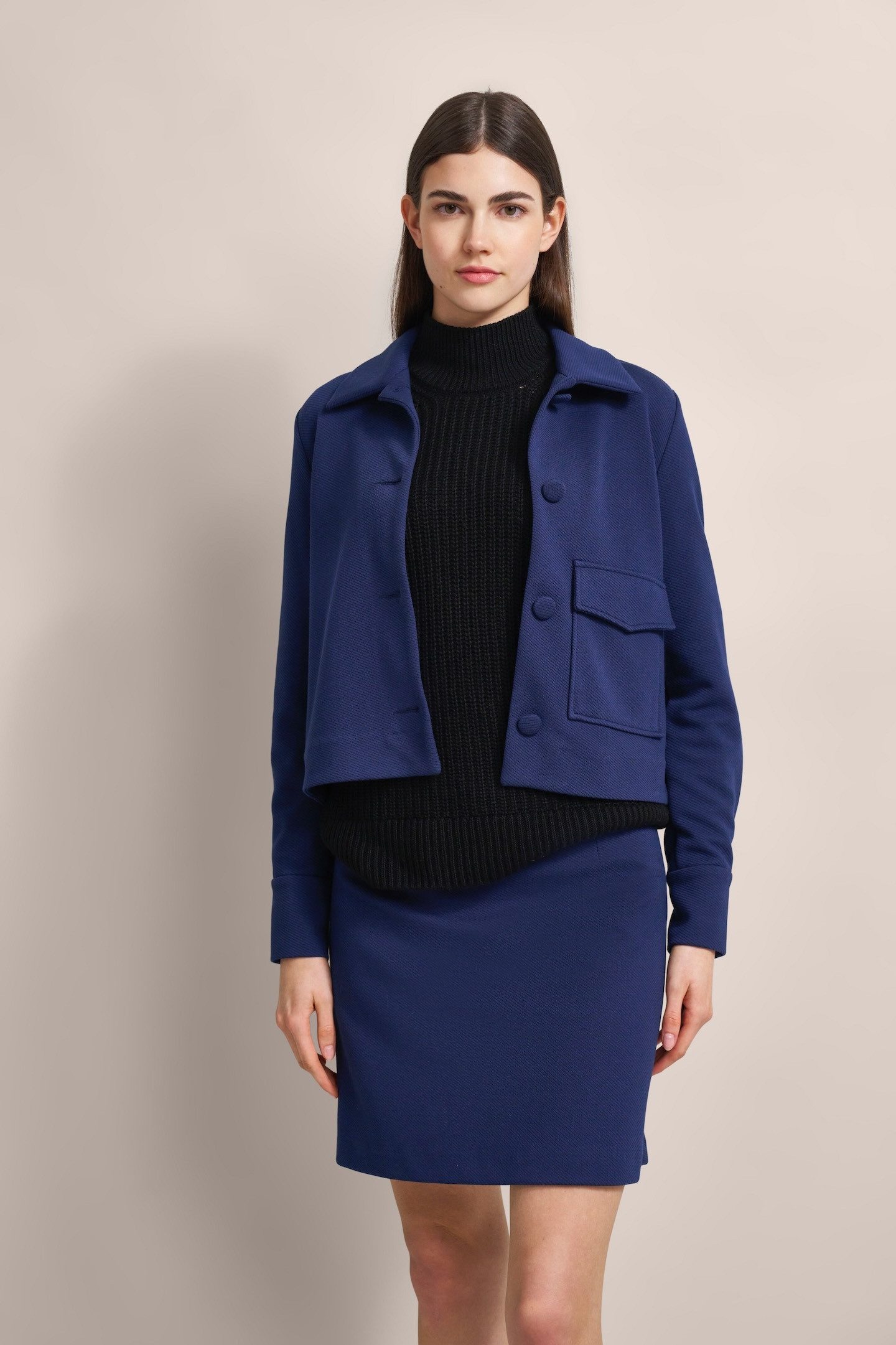 bugatti Kurzjacke mit aufgesetzter Tasche