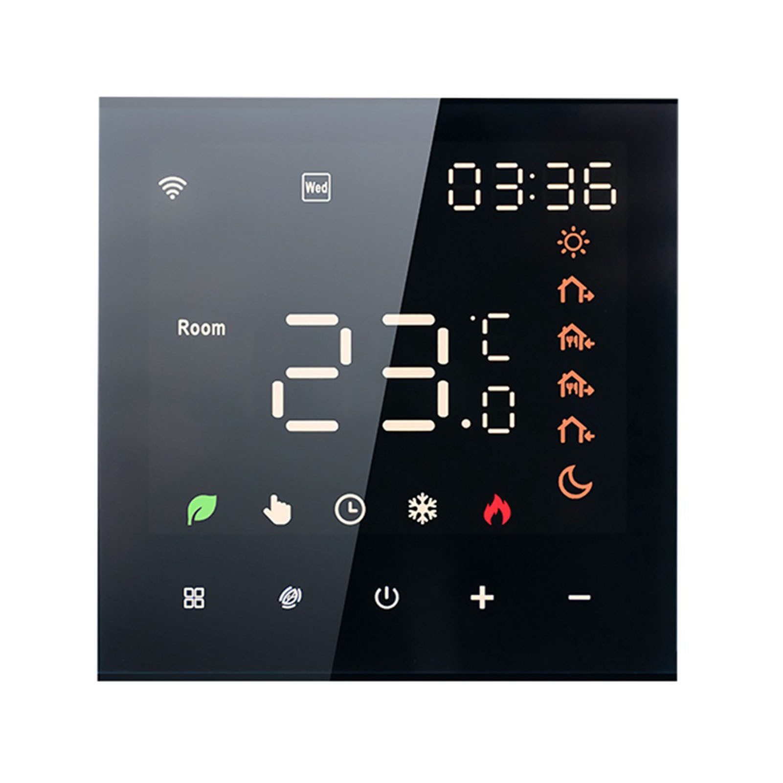 Raumthermostat Smart WiFi Thermostat Sprachsteuerung 3A Digitales LCD-Display