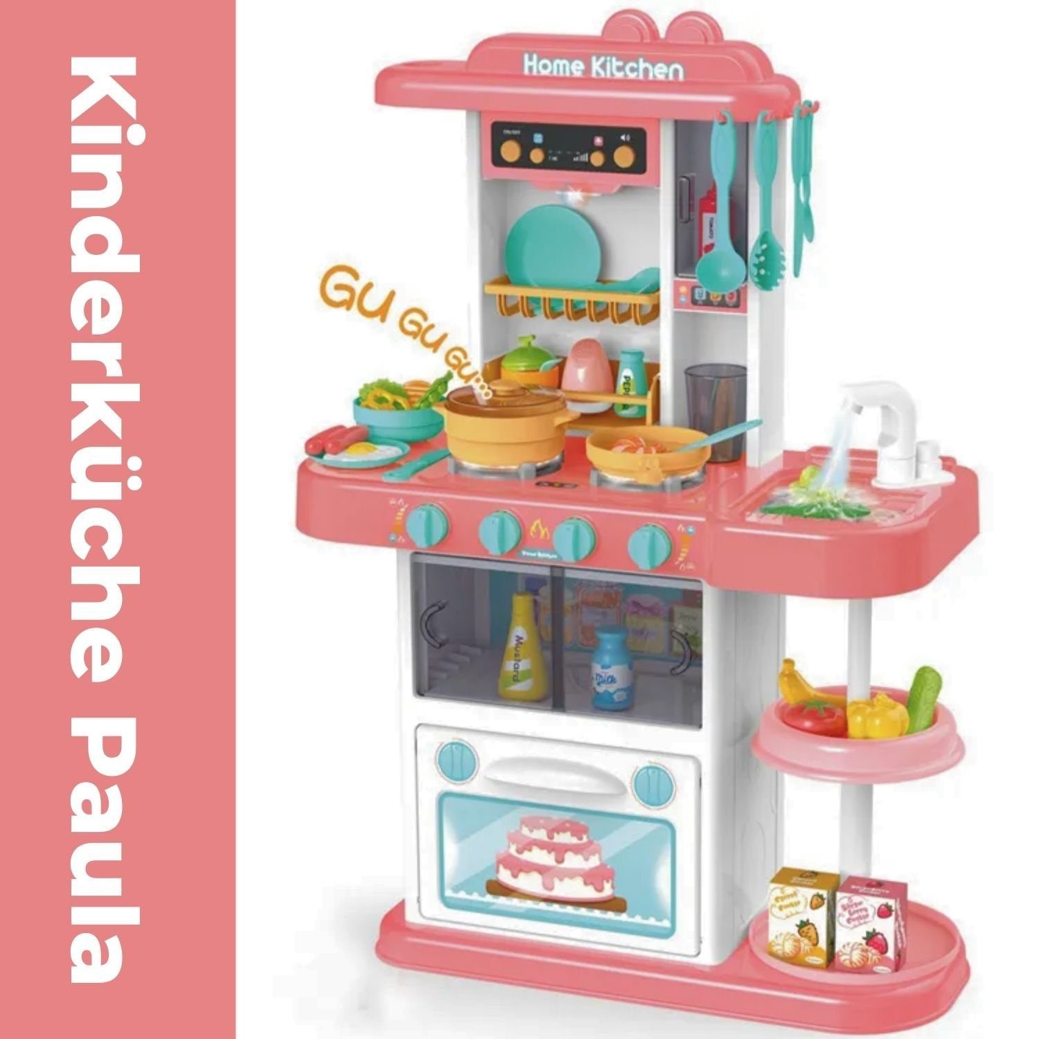 Coemo Spielküche PAULA Kunststoff, Pink Kinderküche günstig online kaufen