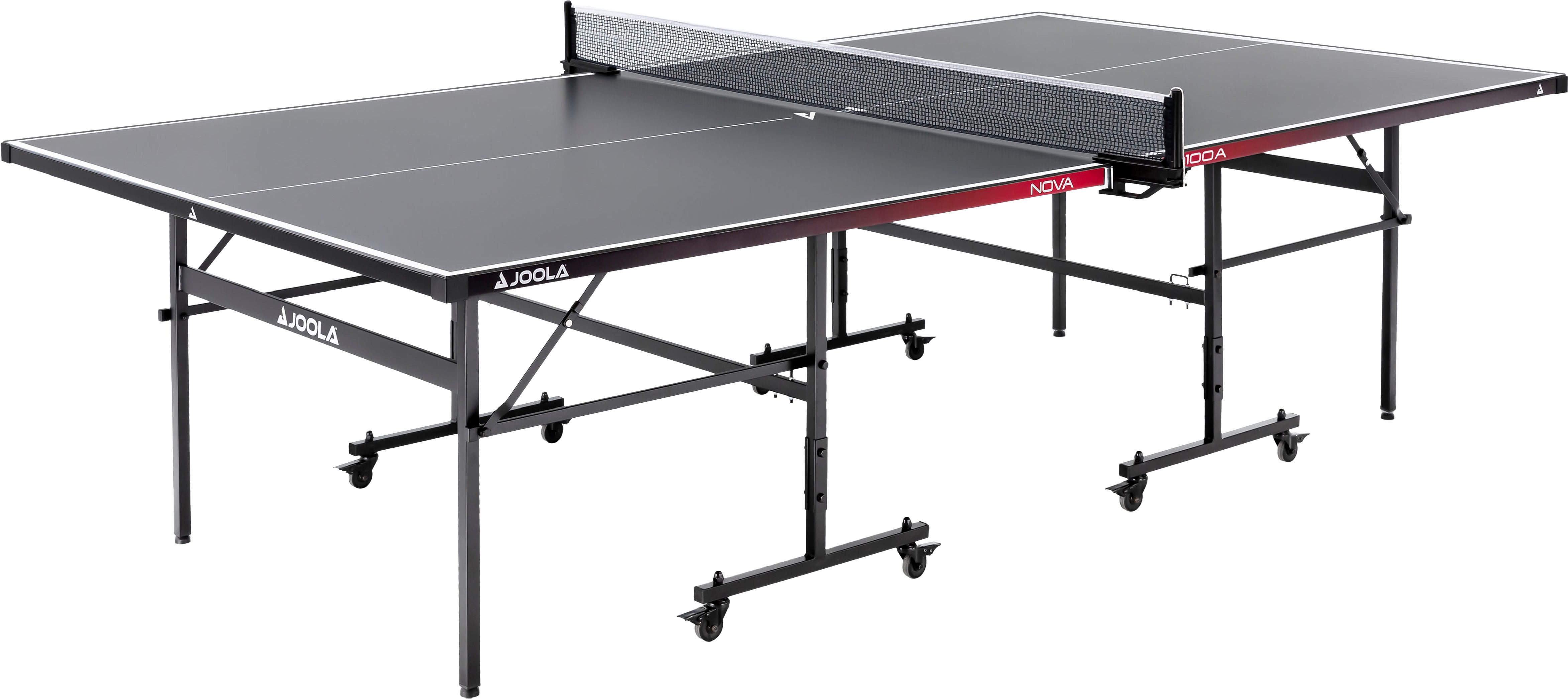 Joola Tischtennisplatte Outdoor Nova 100A (Packung), wetterfest, klappbares Untergestell, inkl. Netz