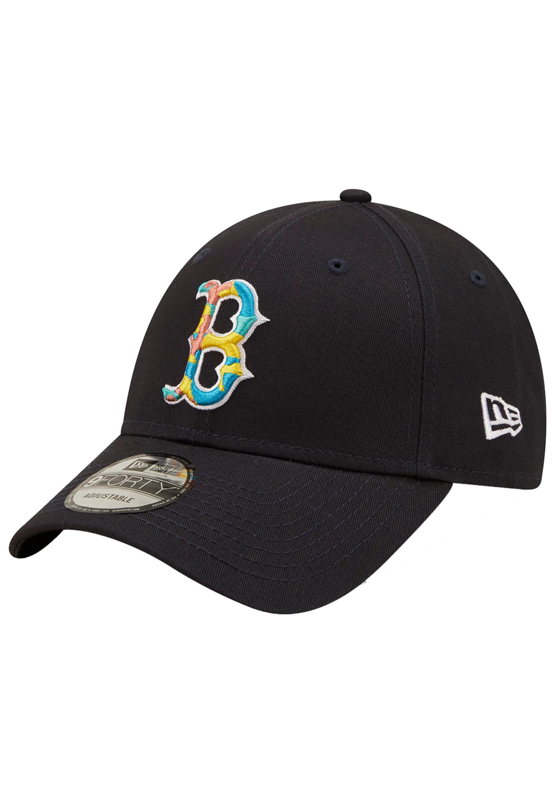 New Era Fitted Cap Camo 9Forty Bosred
