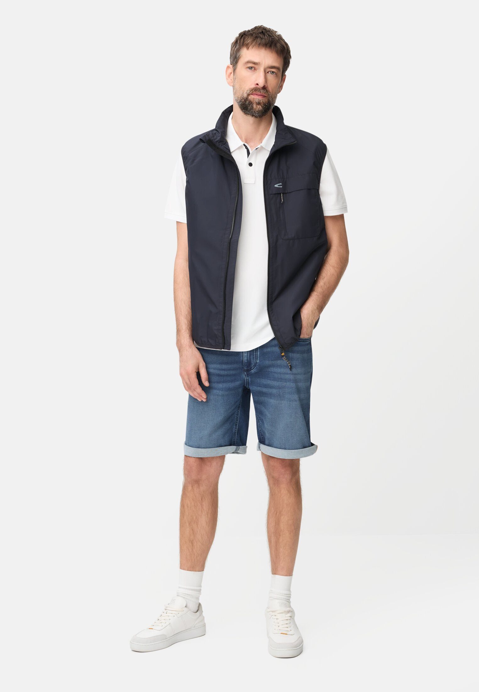 camel active Shorts aus Baumwollmix