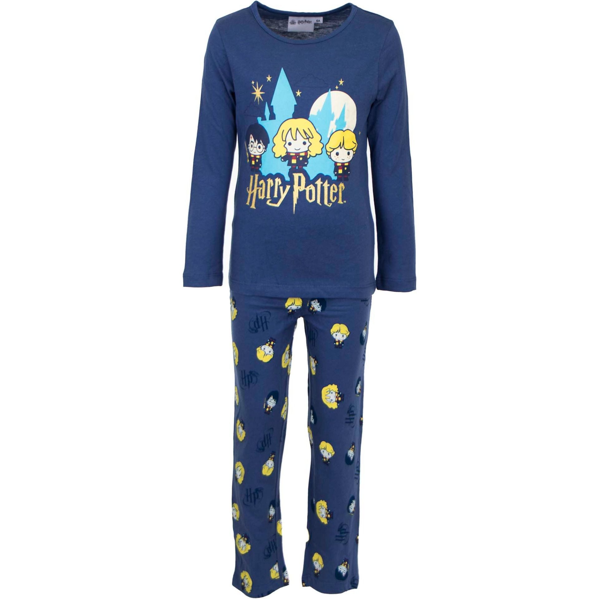 Harry Potter Pyjama Nachtwäsche Schlafanzug aus Baumwolle Pyjama-Set für Kinder