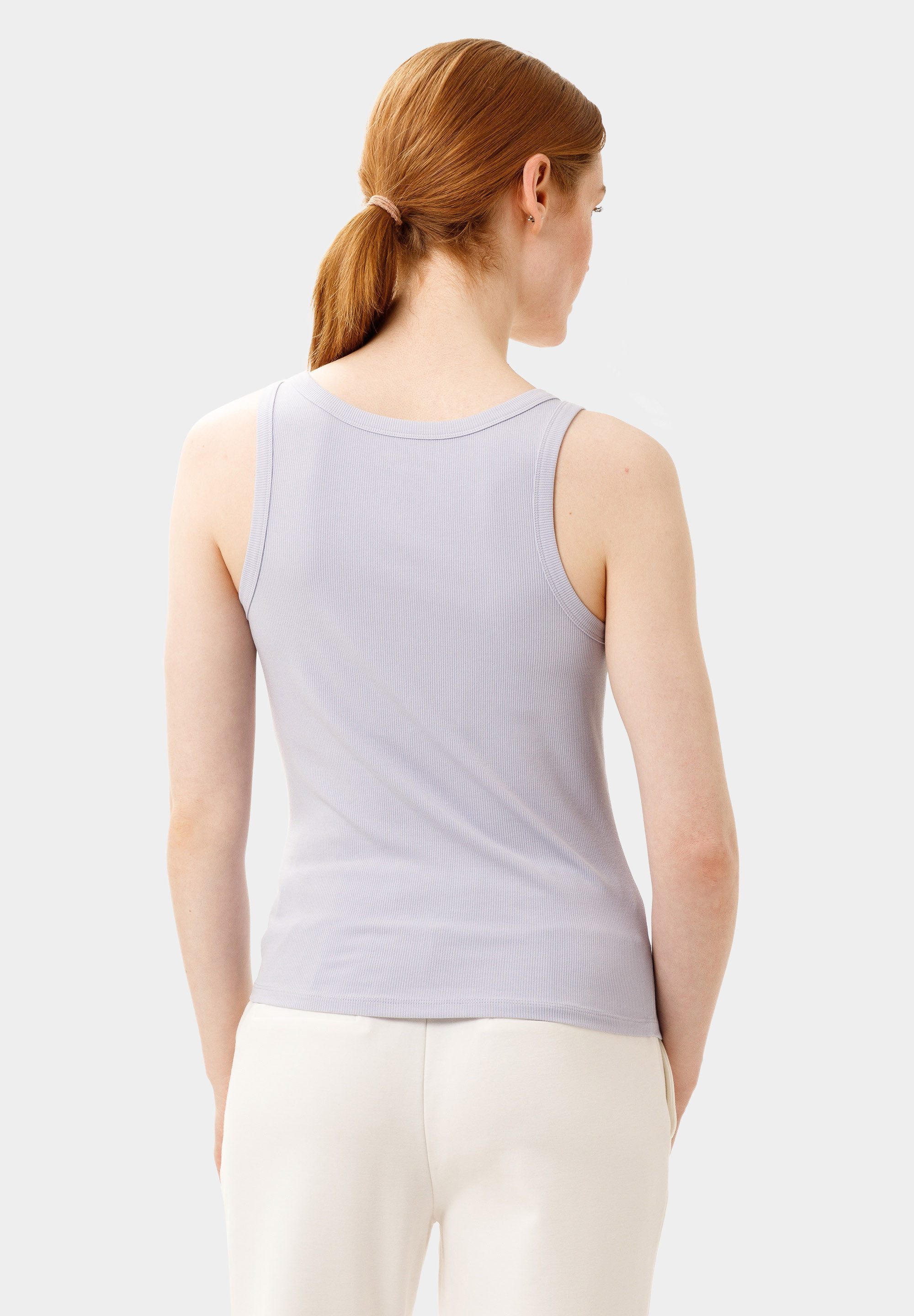 Les Lunes Tanktop CHLOEE Tank Rib Tank Top, Feinripp, Basic, Ärmellos