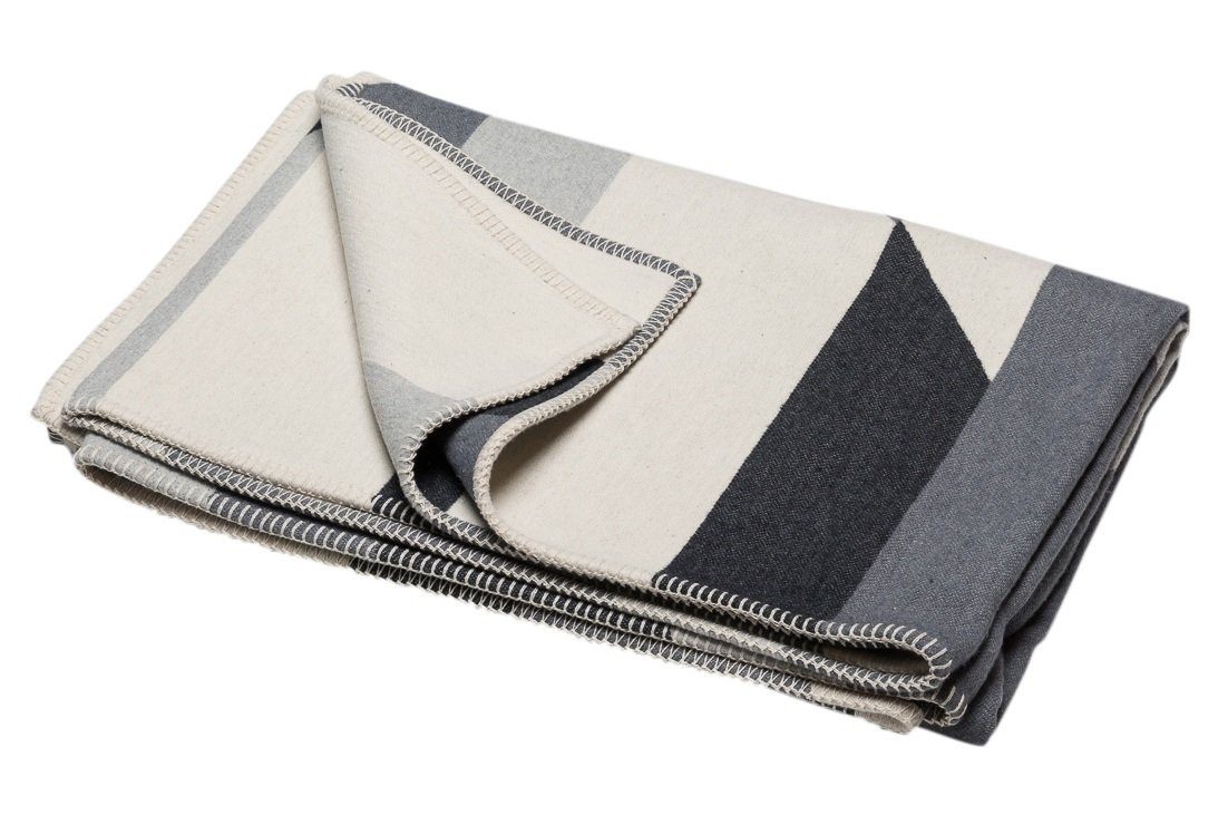 Überwurf Bett Divan Überwurf Nova 'Dreiecke' 145 x 220 cm, DAVID FUSSENEGGER