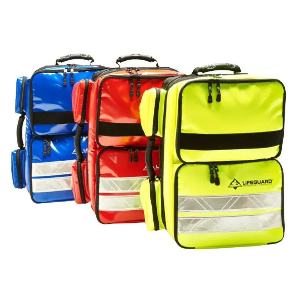 DocMed Erste-Hilfe-Set LifeBOX Soft Backpack, (Notfall Tasche, 1 St), Erhältlich in drei Farbkombinationen, wasserfest