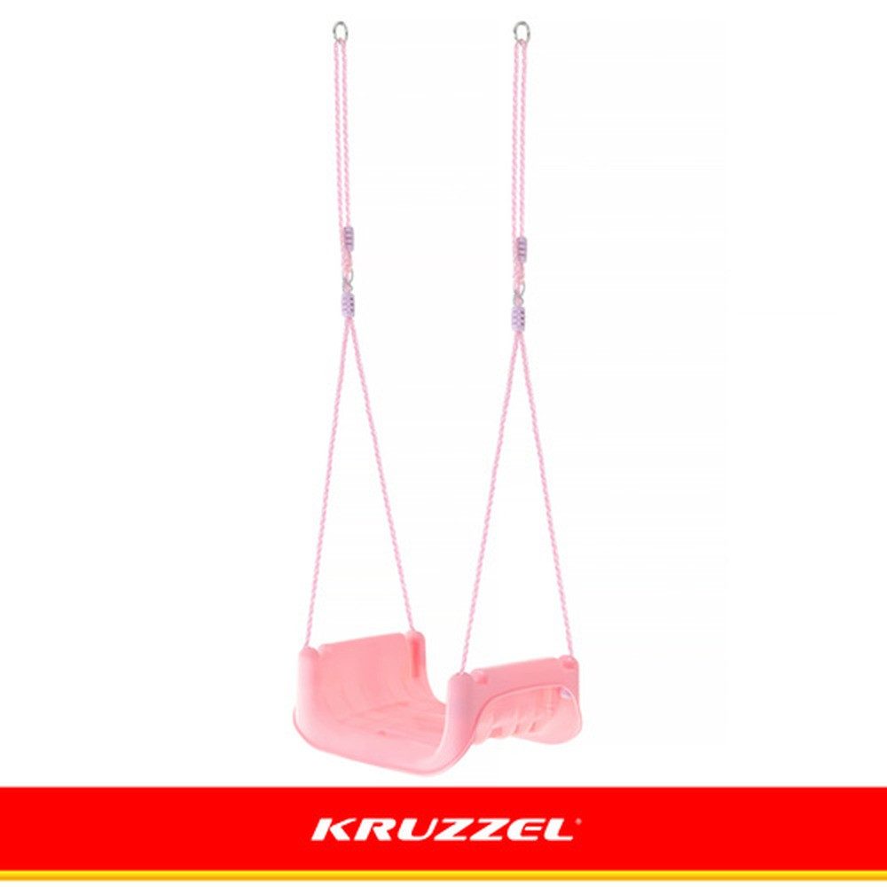 KRUZZEL Babyschaukelsitz Kinderschaukel 3-in-1 Gartenschaukel (Spar-Set, 1-tlg), Rückenlehne, Sicherheitsbügel und Gurt sorgen für stabilen Halt – Bild 4 von 5
