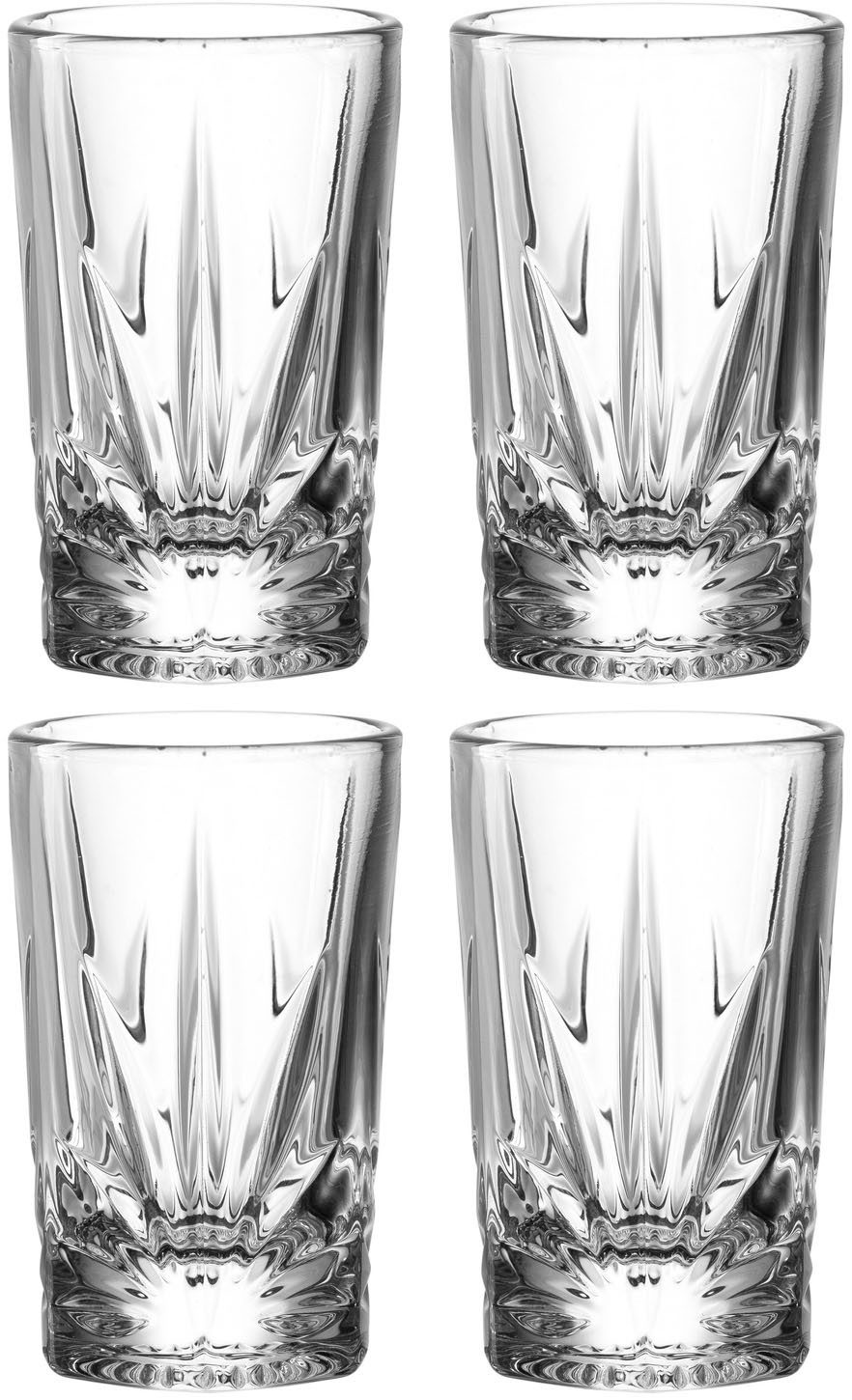 LEONARDO Schnapsglas CAPRI, Glas, 70 ml, 4-teilig