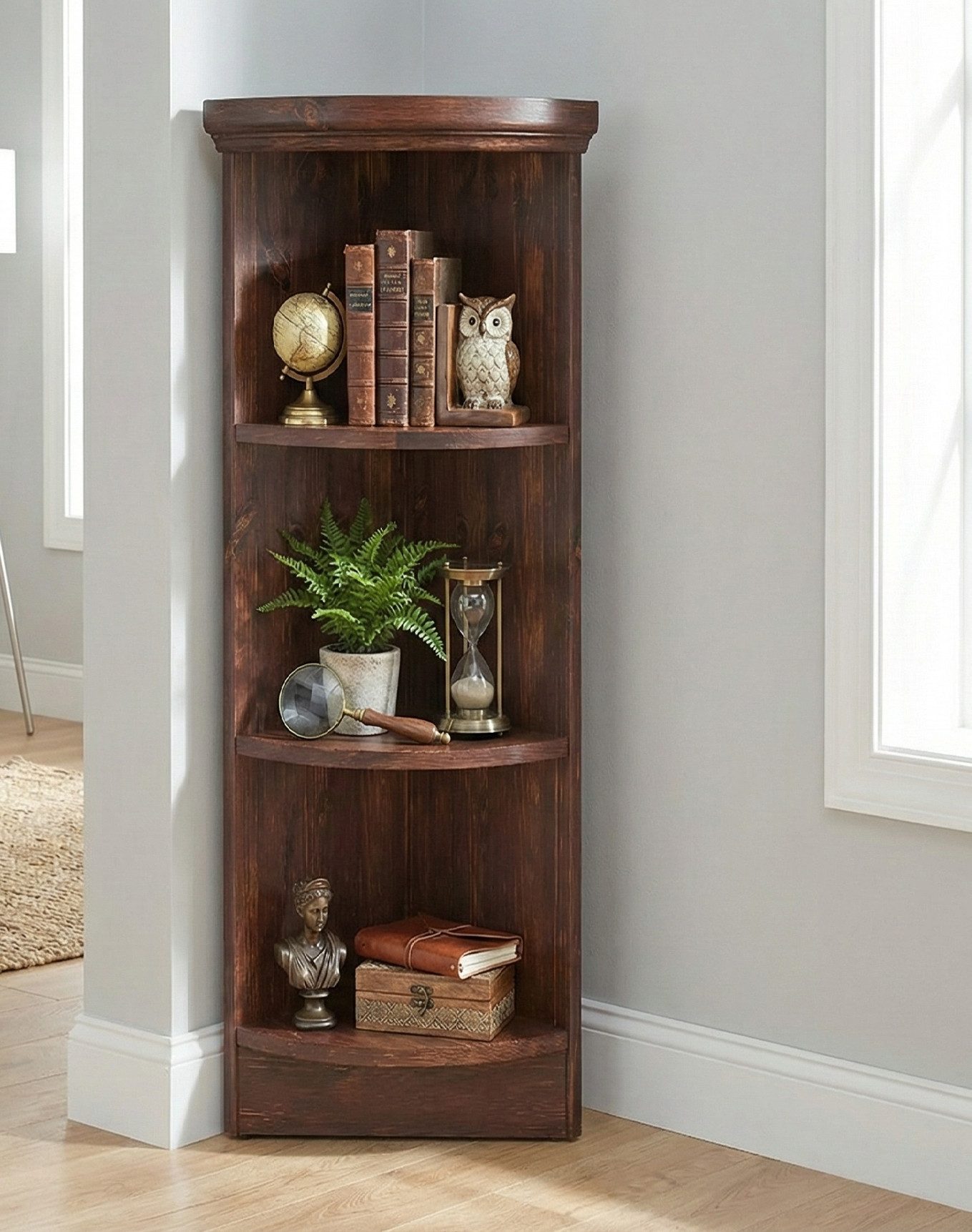 OTTO home Anbauregal Soeren Abschlussregal Höhen 97 bzw. 220 cm, aus massiver Kiefer, passend für Tiefe 29 cm, FSC®-zertifiziert