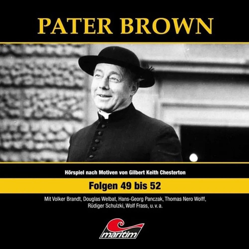 Hörspiel Pater Brown Box. Folge.49-52, 4 Audio-CD