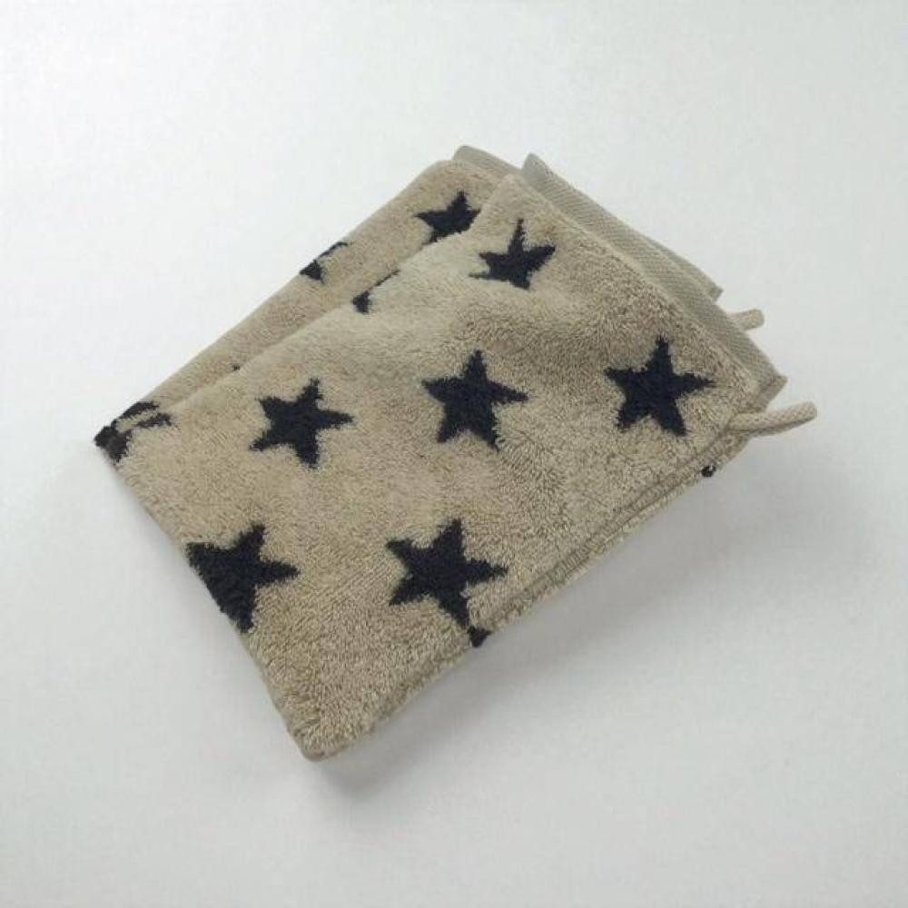 Cawö Home Handtücher Frottiertuchserie New Stars Basalt-Natur, 100% Baumwolle