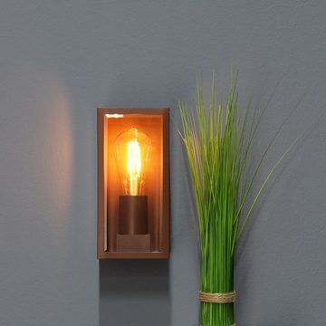 click-licht Deckenleuchte Wandleuchte Mondrian in Bronze E27 IP44, keine Angabe, Leuchtmittel enthalten: Nein, warmweiss, Aussenlampe, Aussenwandleuchte, Outdoor-Leuchte