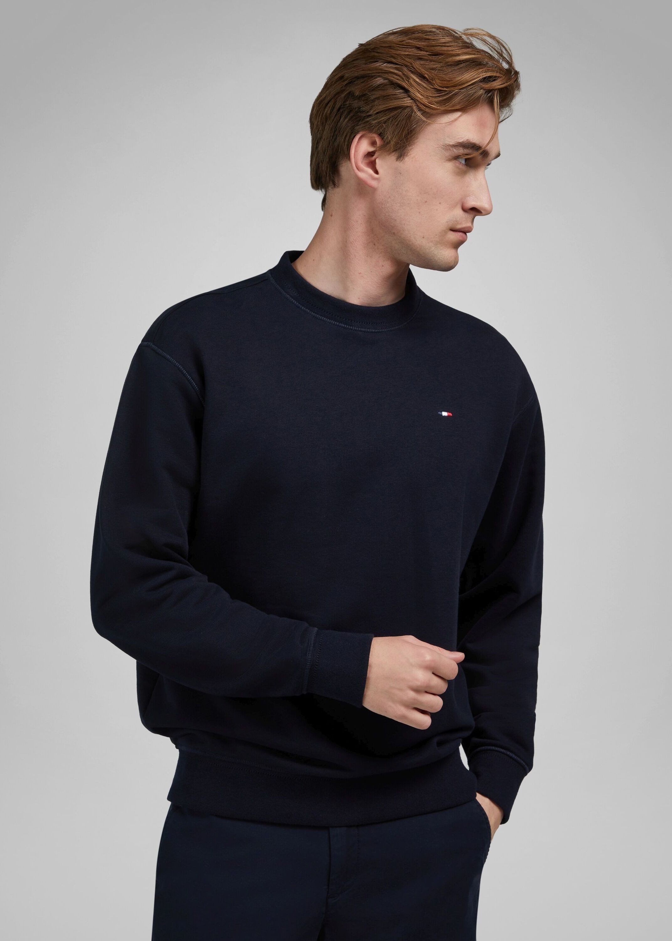 HECHTER PARIS Sweatshirt (1-tlg) Baumwoll-Mix mit Komfort