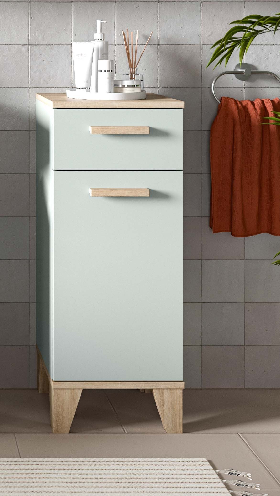 freiraum Midischrank Star in Hellgrün - 34x87x31cm (BxHxT)