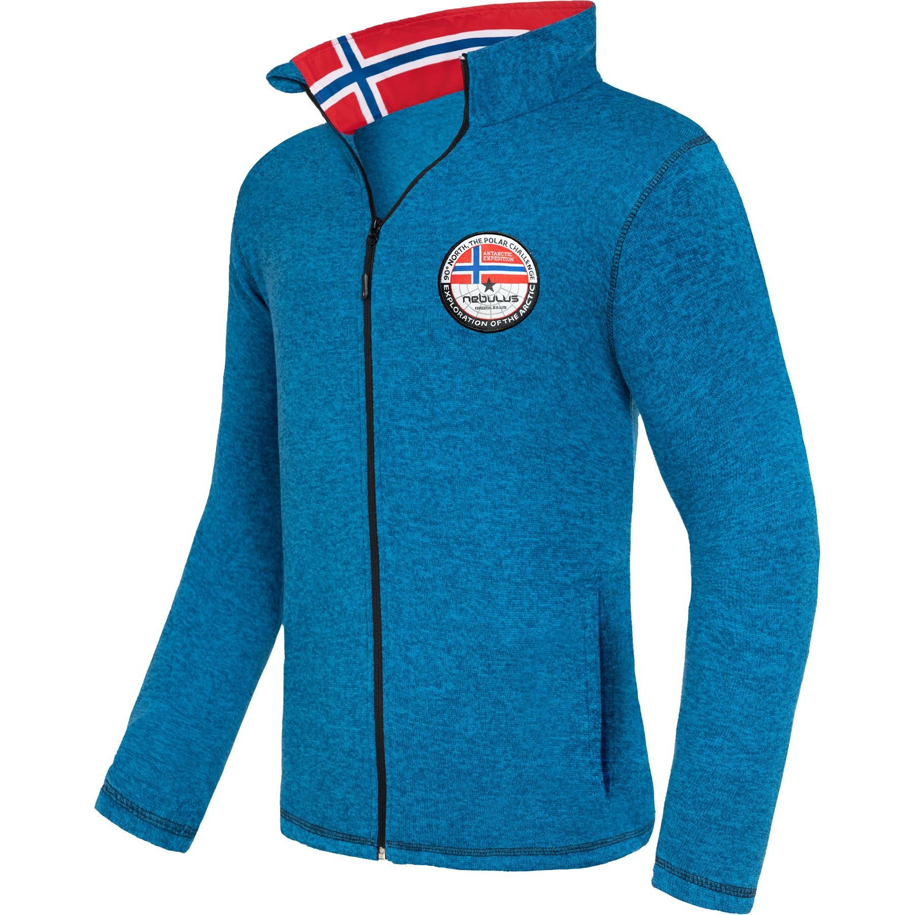 Nebulus Fleecejacke LUZON, P5169 - Herren, malibublau, S